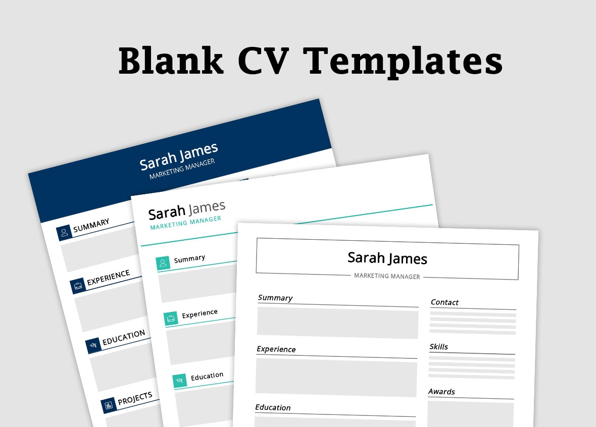 Printable Blank Resume Template
