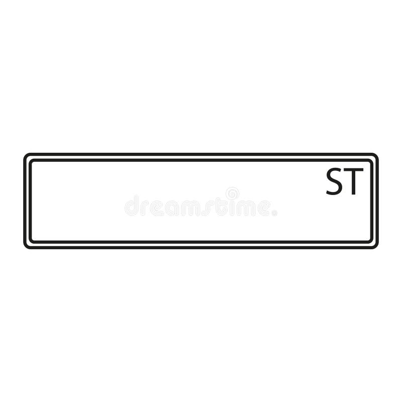 Blank Street Sign Stock Illustrations 53 178 Blank Street Sign Stock Illustrations Vectors Clipart Dreamstime