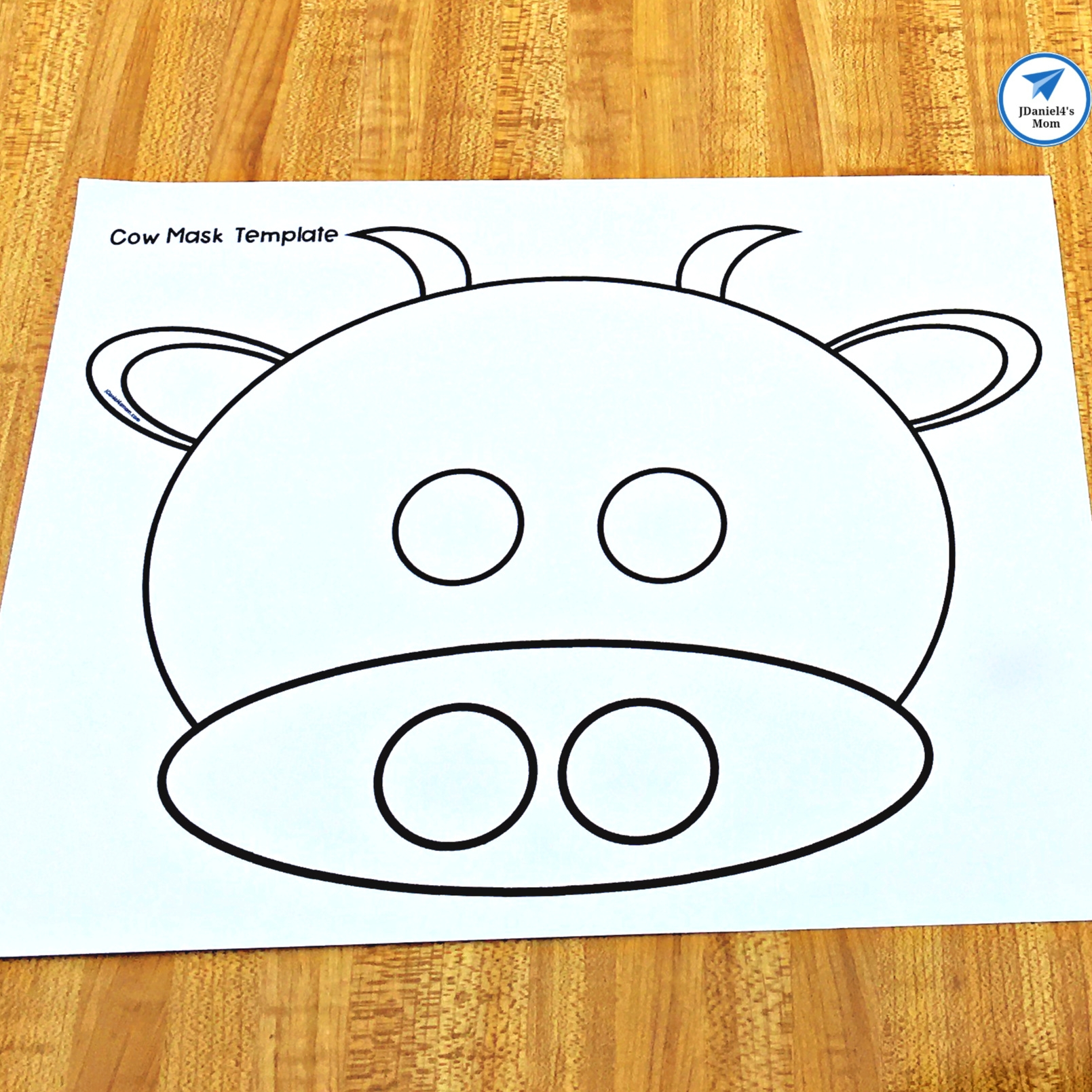 Blank Mask Template Printable