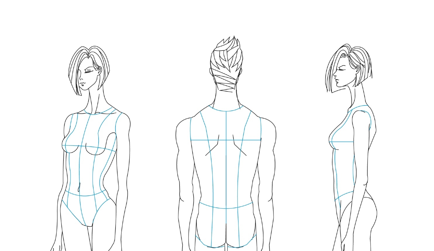 Printable Blank Fashion Design Templates