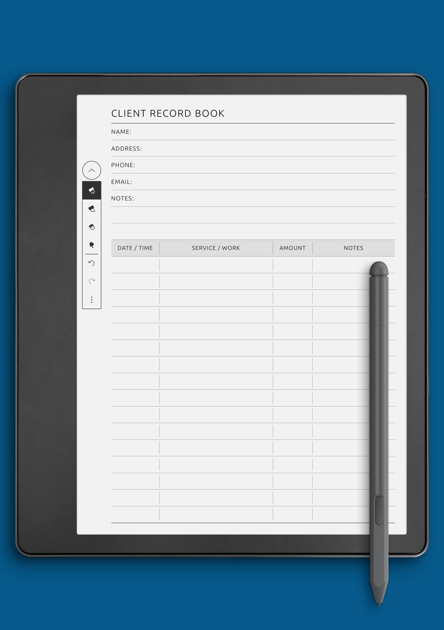 Blank Email Template Printable