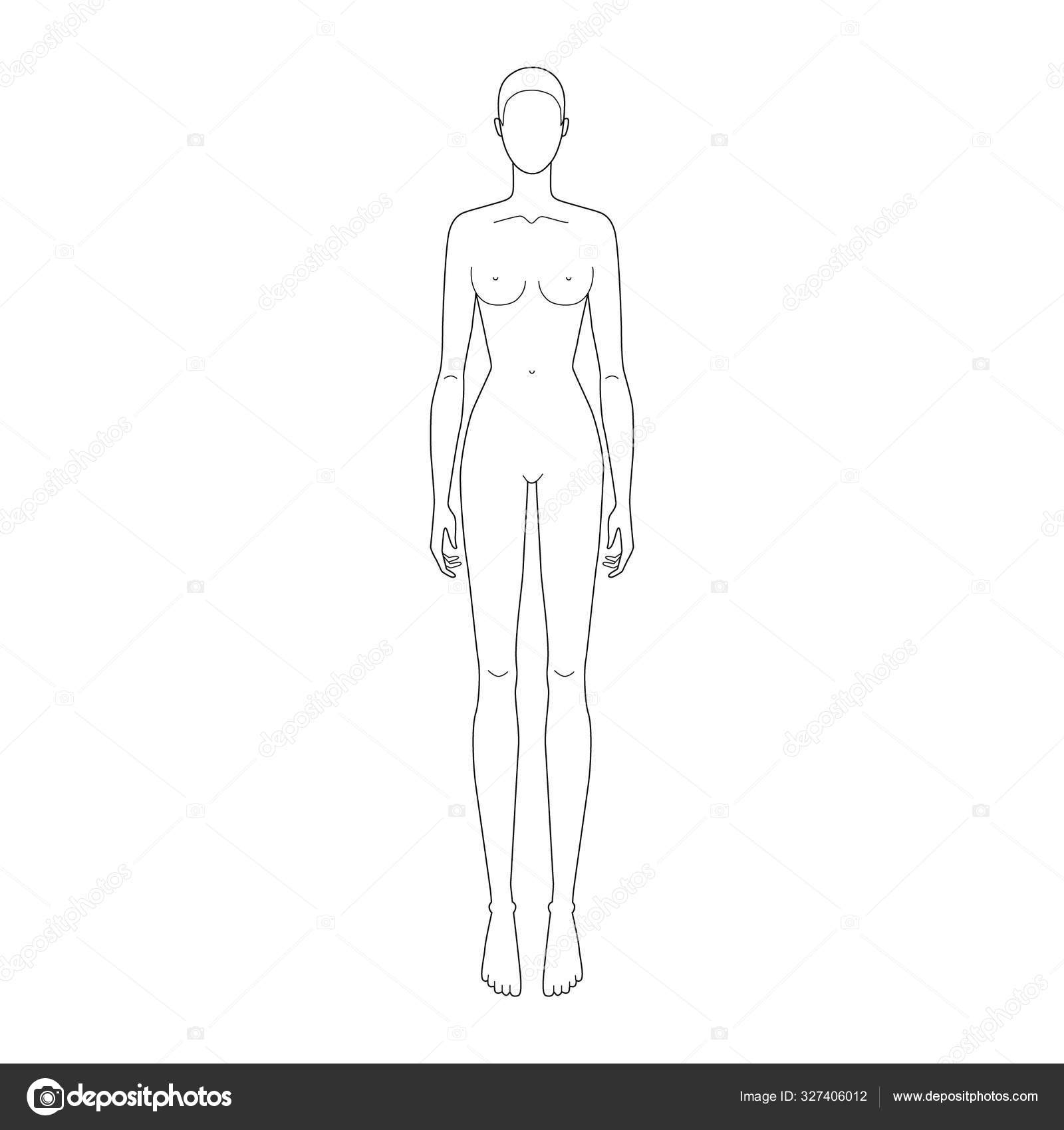 Fashion Vinly Figure Template