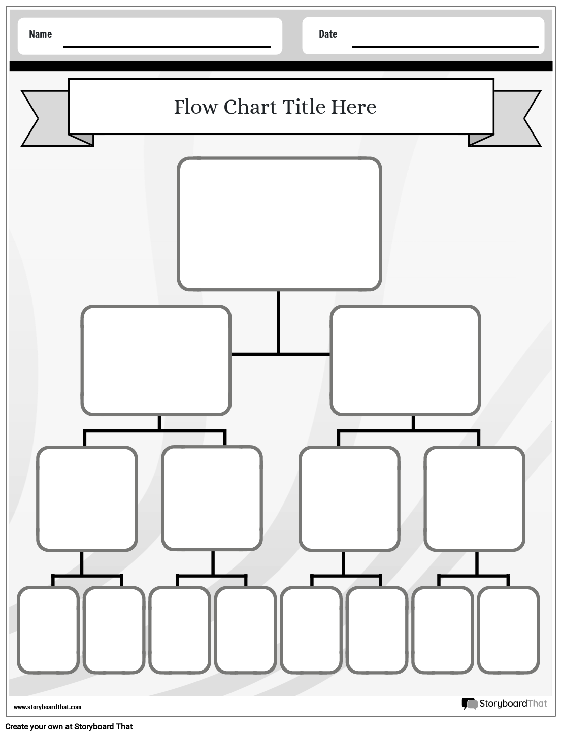 Flow Chart Worksheets Free Templates Graphic Organizer