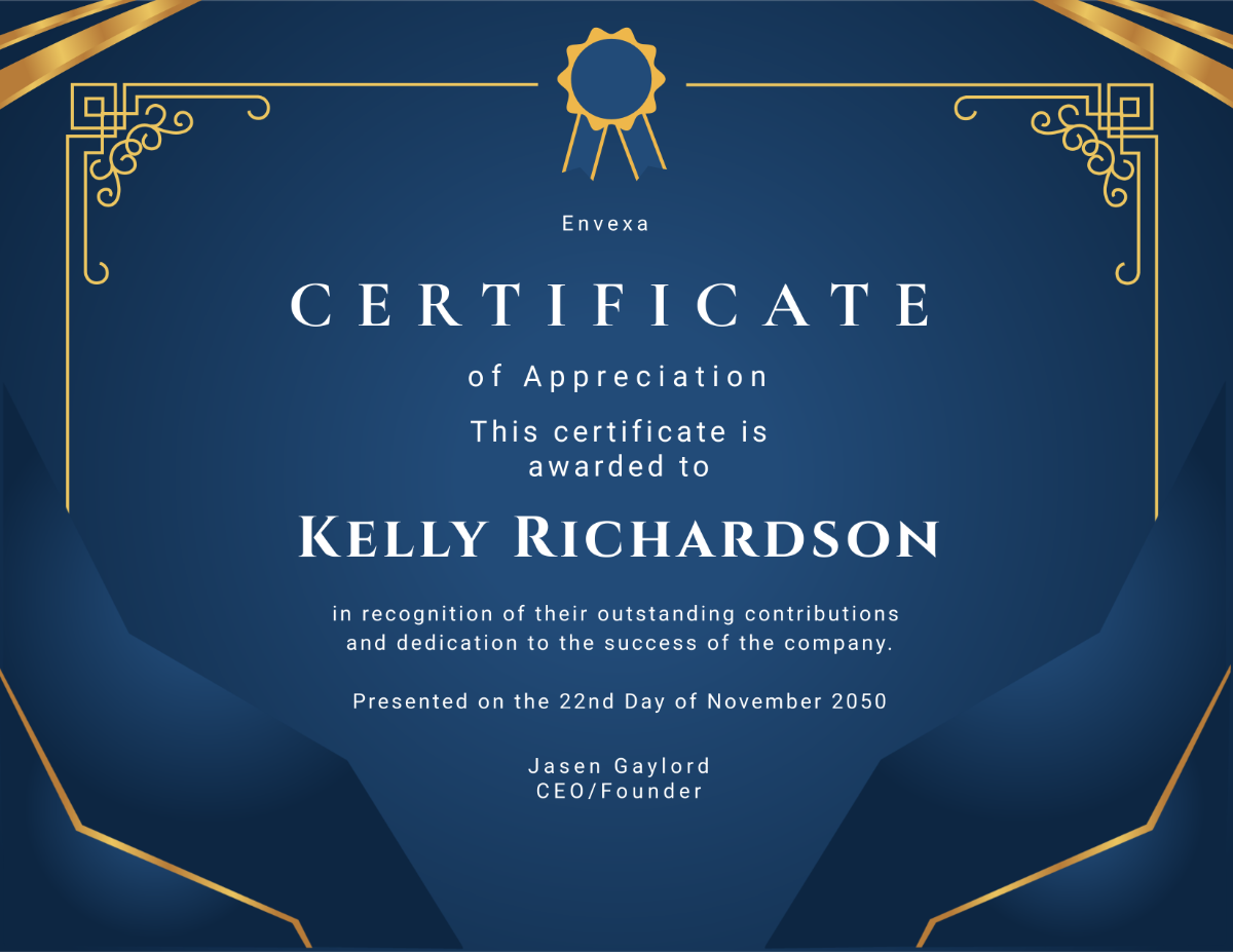 Printable Blank Certificate Templates