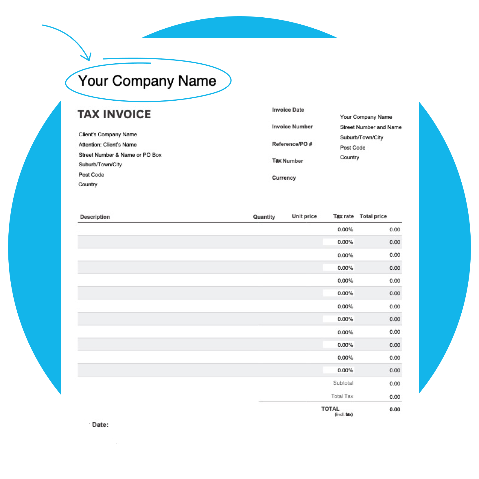 Free Invoice Template Download A Customizable Invoice Format Xero CA