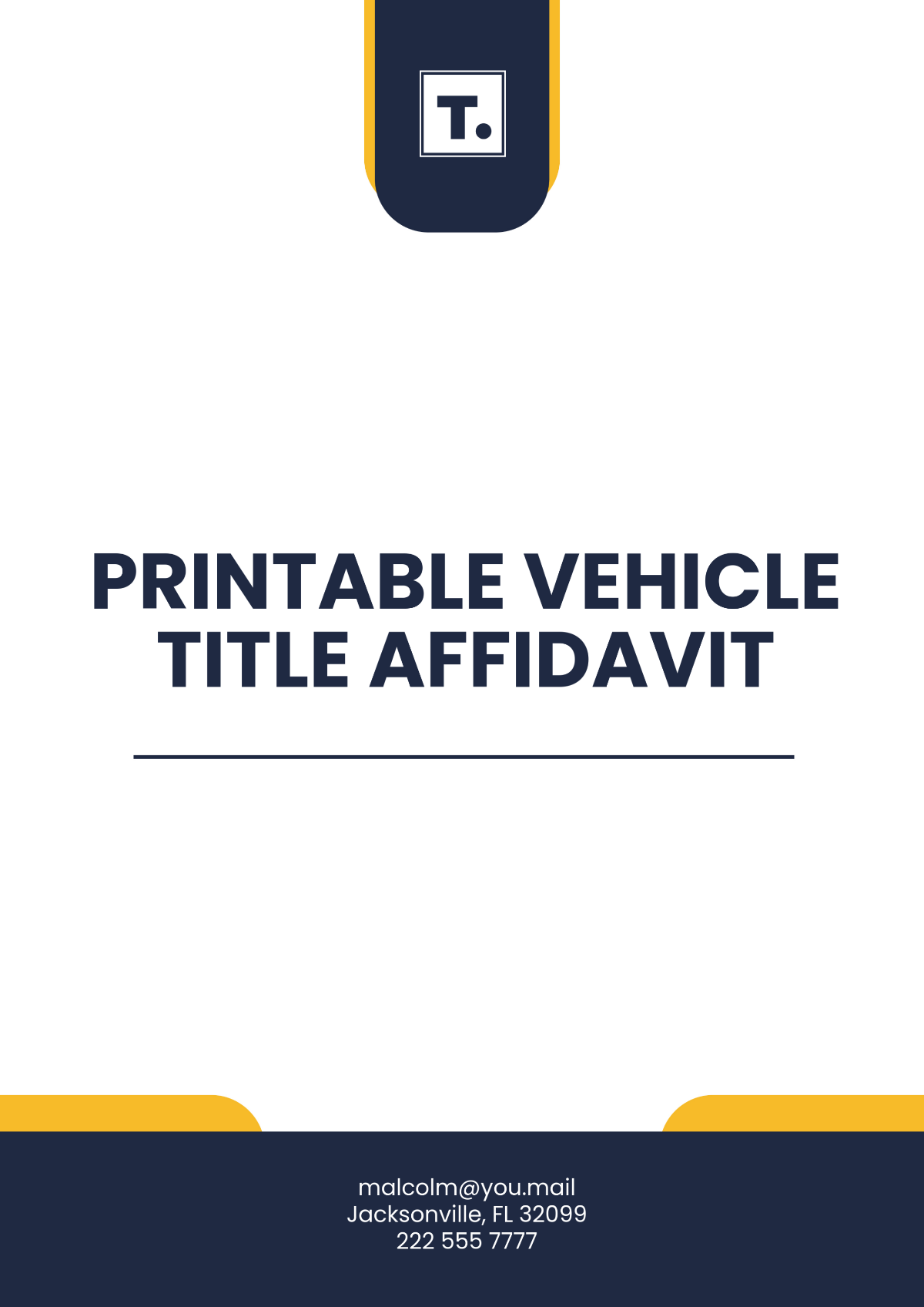 Free Title Templates To Edit Online