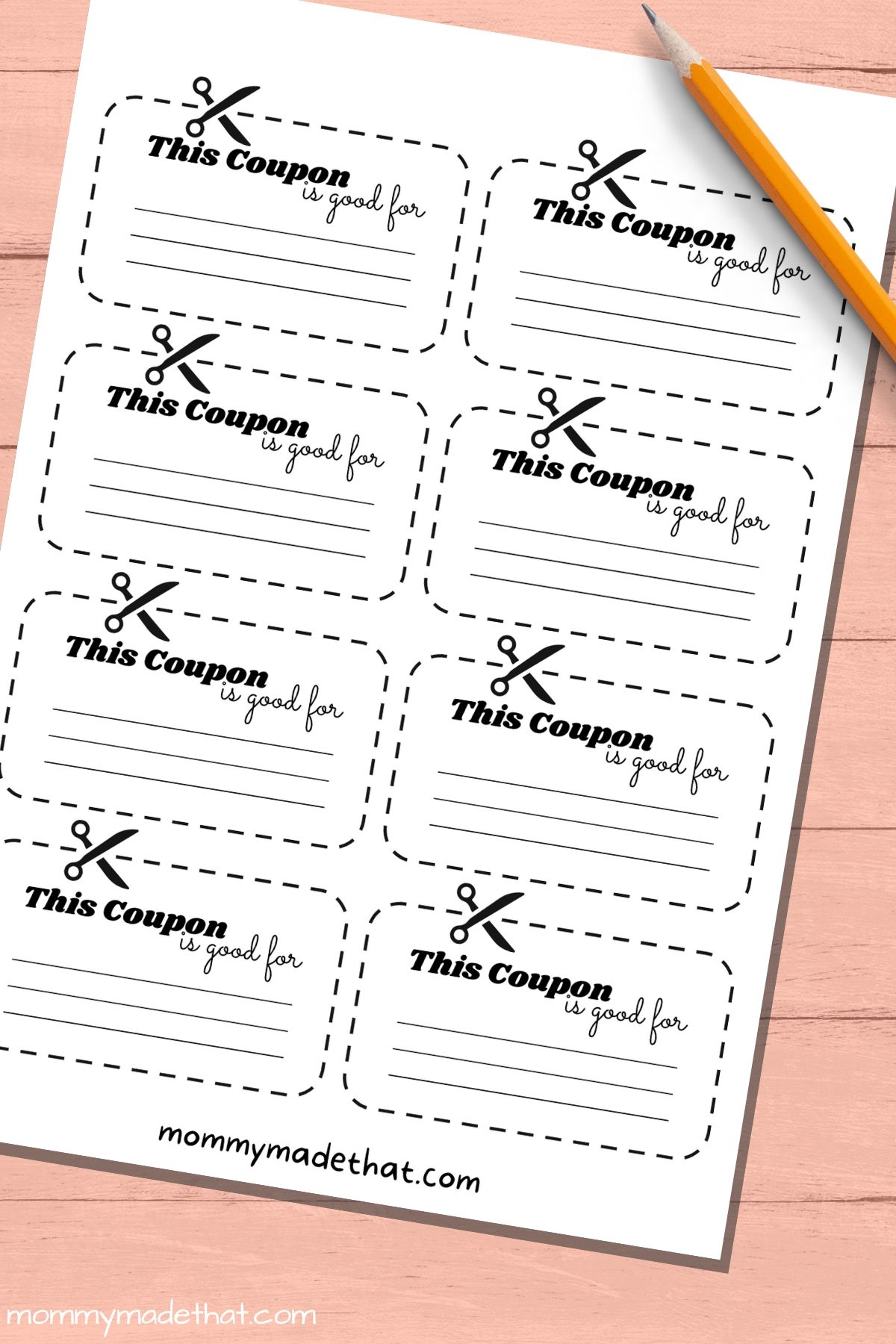 Free Printable Pdf Blank Coupon Template
