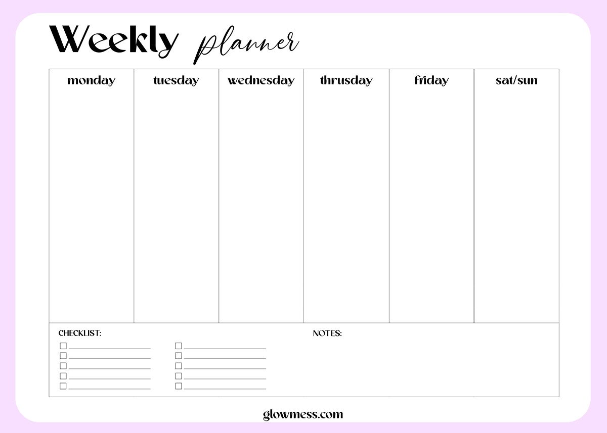 Printable Blank Nail Template