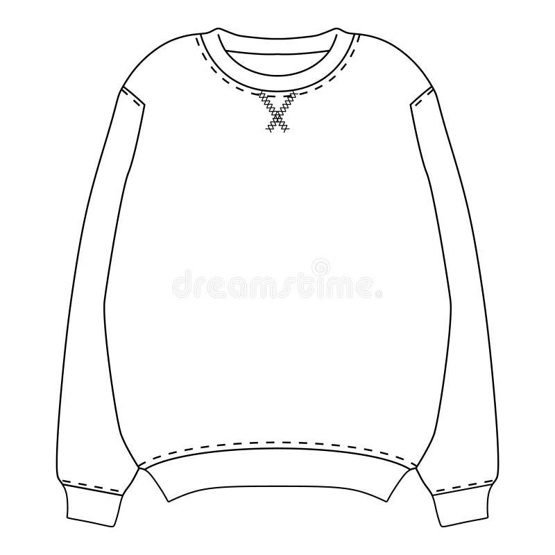 Printable Blank Sweater Template