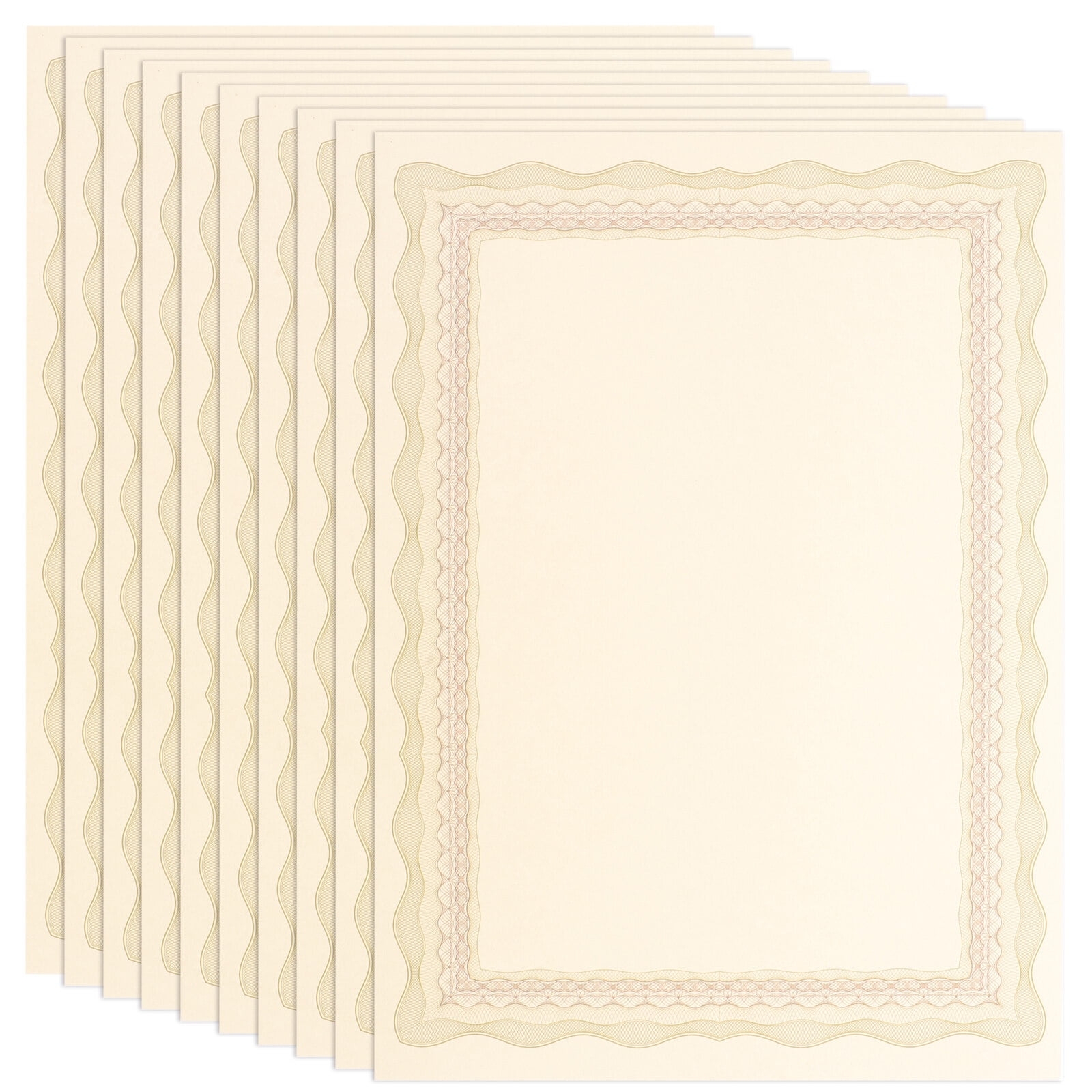 10pcs Blank Certificate Paper Writable Printable Certificate Inner Paper For Office Use Walmart ca