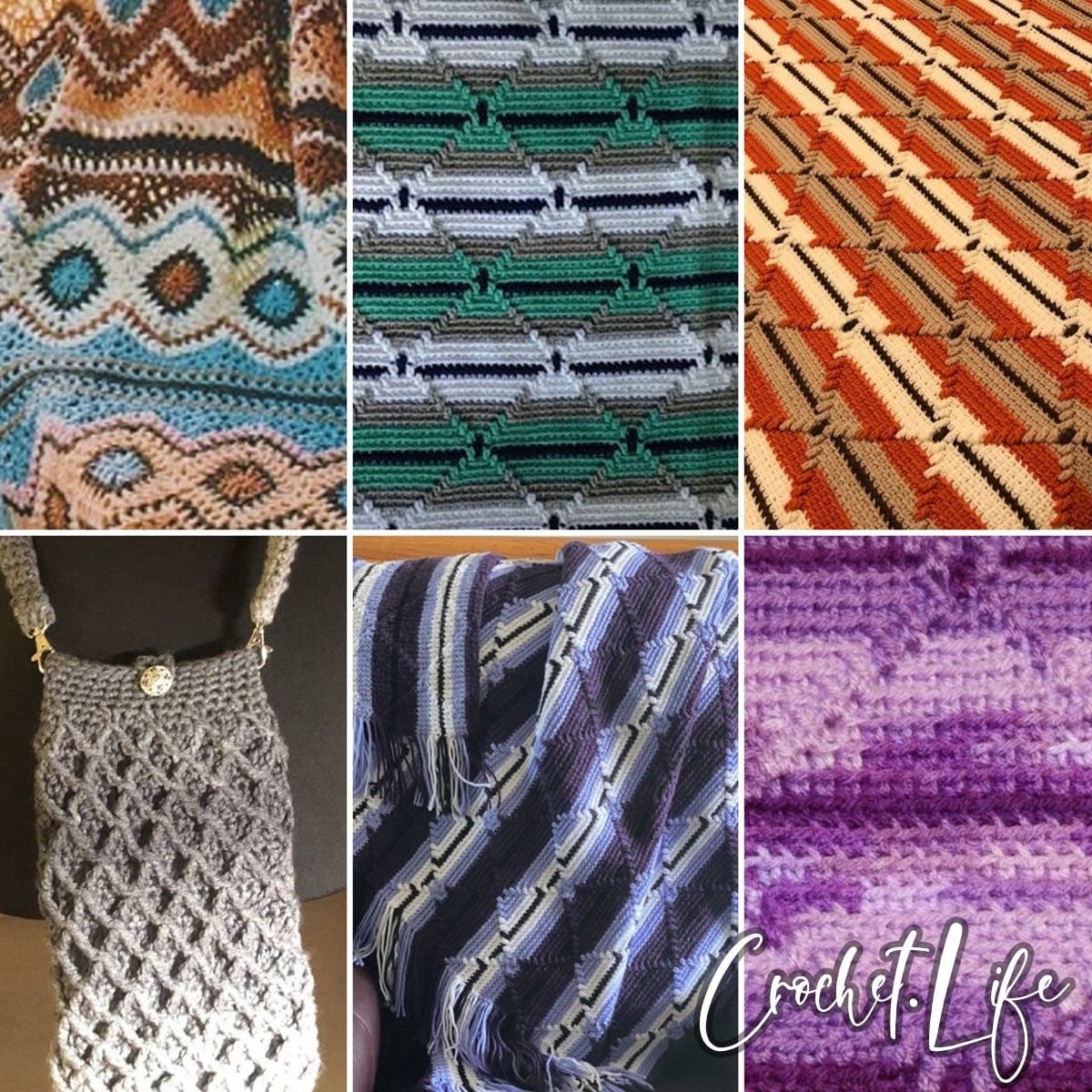 12 Beautiful Navajo Diamond Crochet Patterns Crochet Life