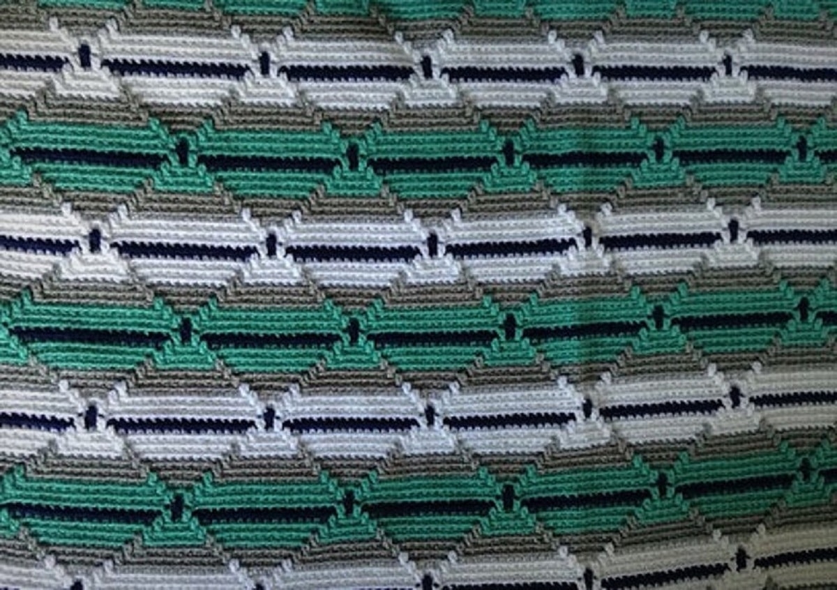 12 Beautiful Navajo Diamond Crochet Patterns Crochet Life