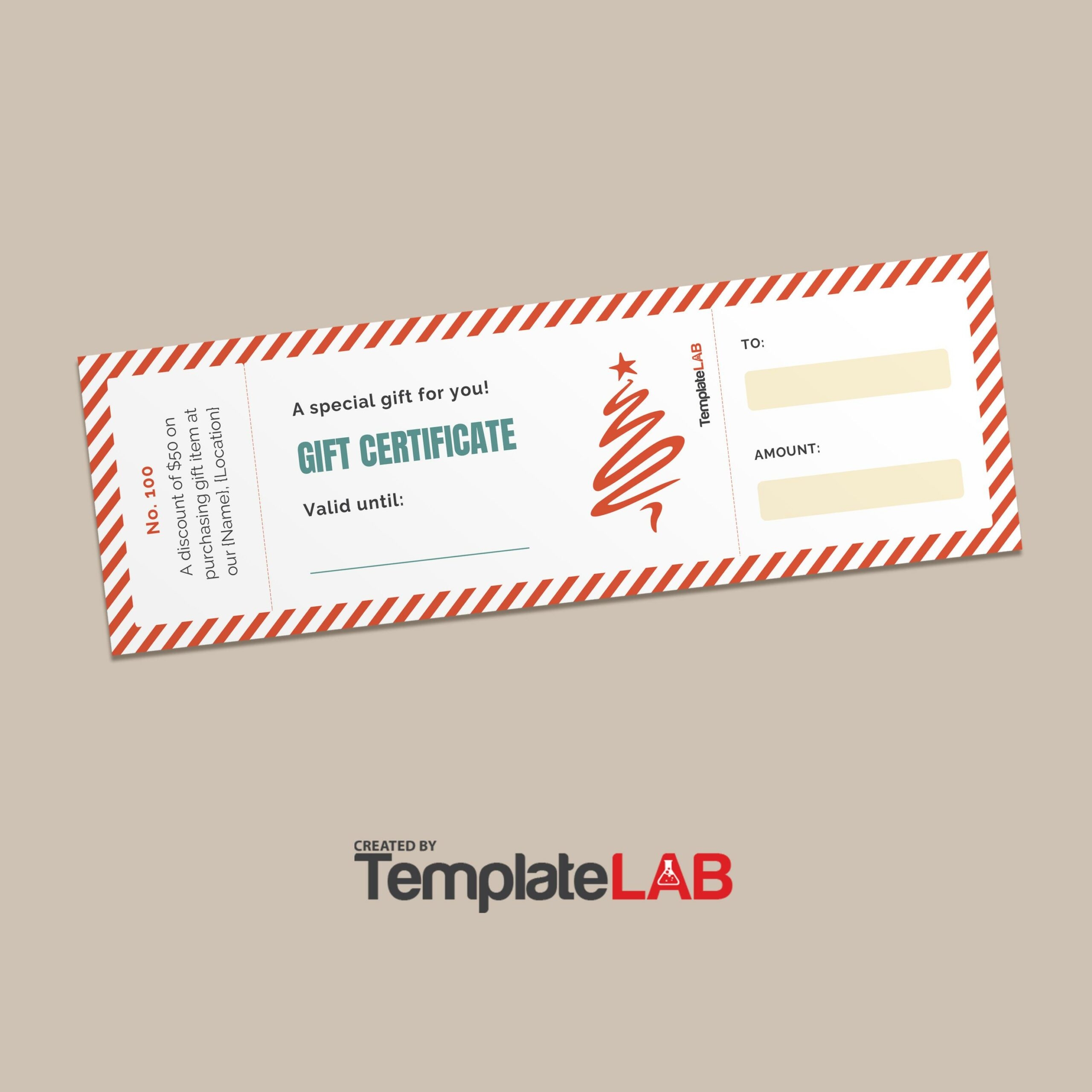 13 Free Christmas Gift Certificate Templates Word PDF TemplateLab