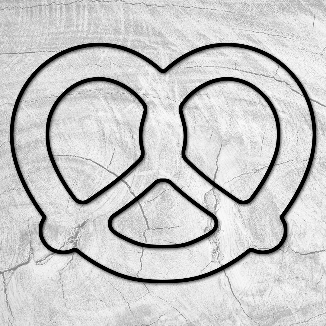 Pretzel Printable Pattern Blank