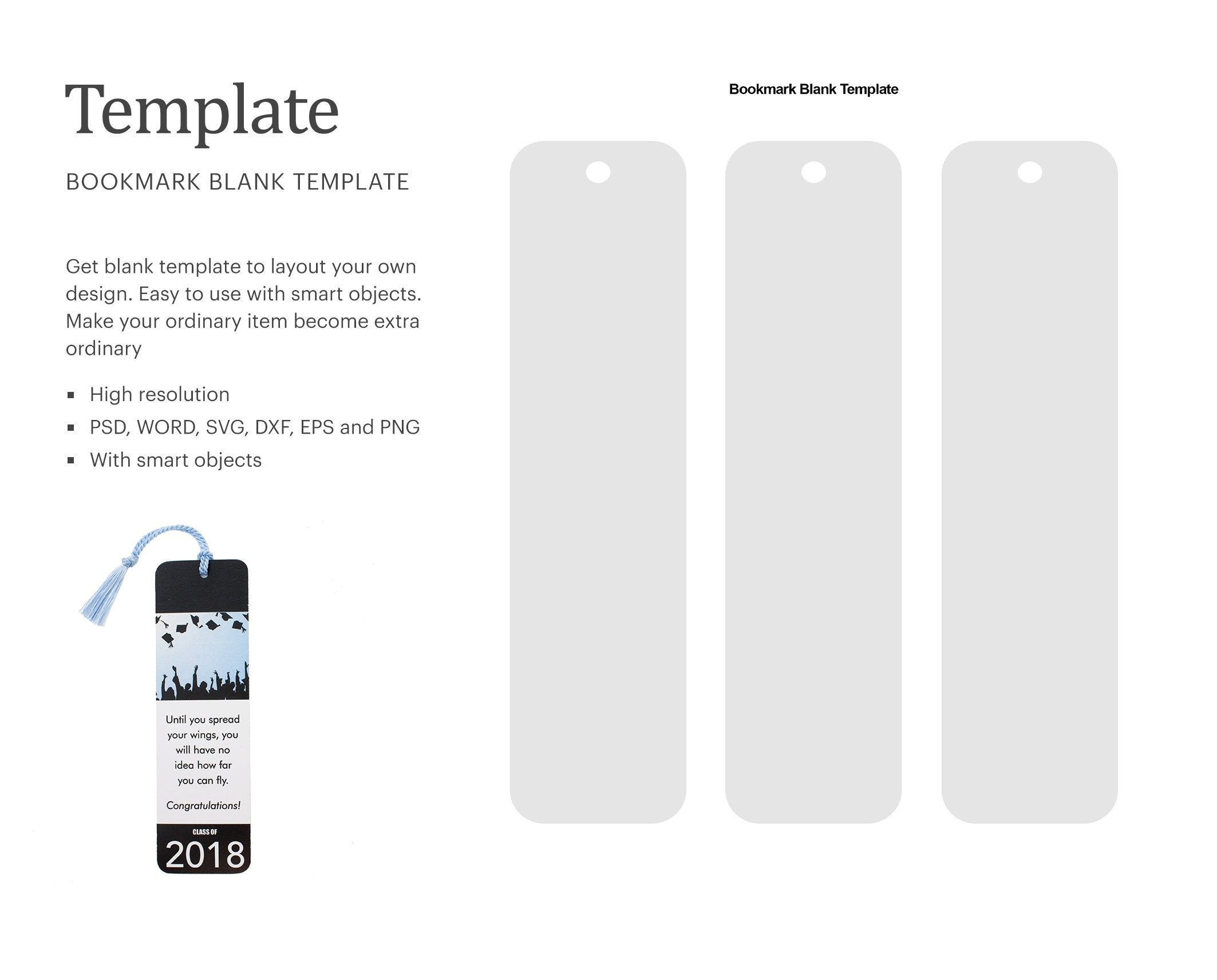 2 X 8 Blank Bookmark Template Printable Bookmark Template Cricut Silhouette Silhouette Studio Paper Size Letter Etsy