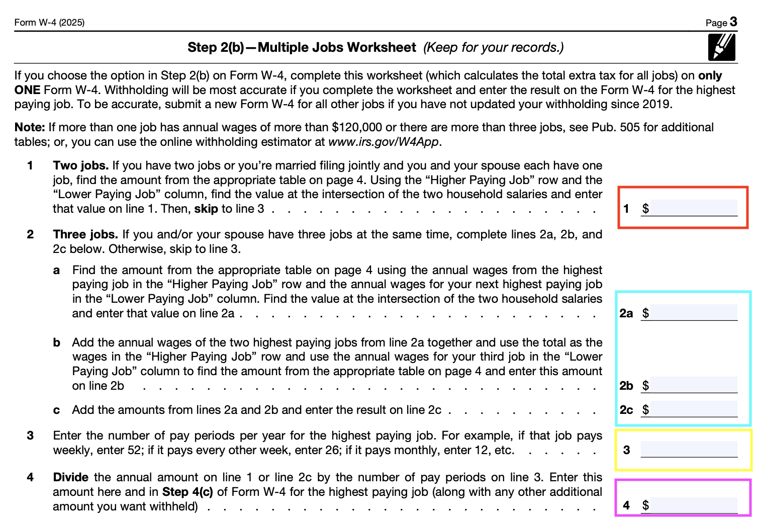 2025 W 4 Form Step by Step Guide To Get Your Withholding Right