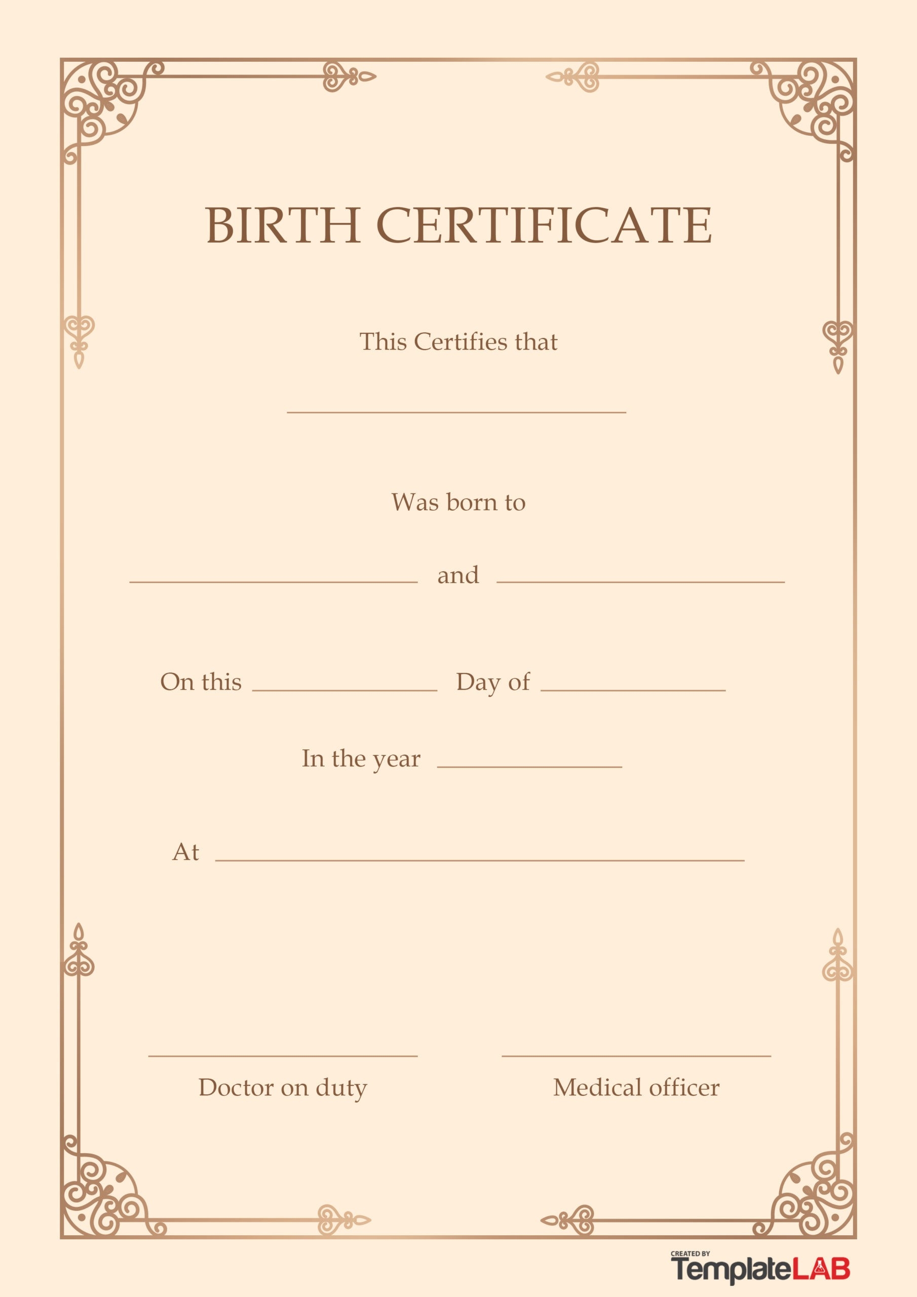 27 Birth Certificate Templates Word PPT PDF TemplateLab 27 Birth Certificate Templates Word PPT PDF TemplateLab