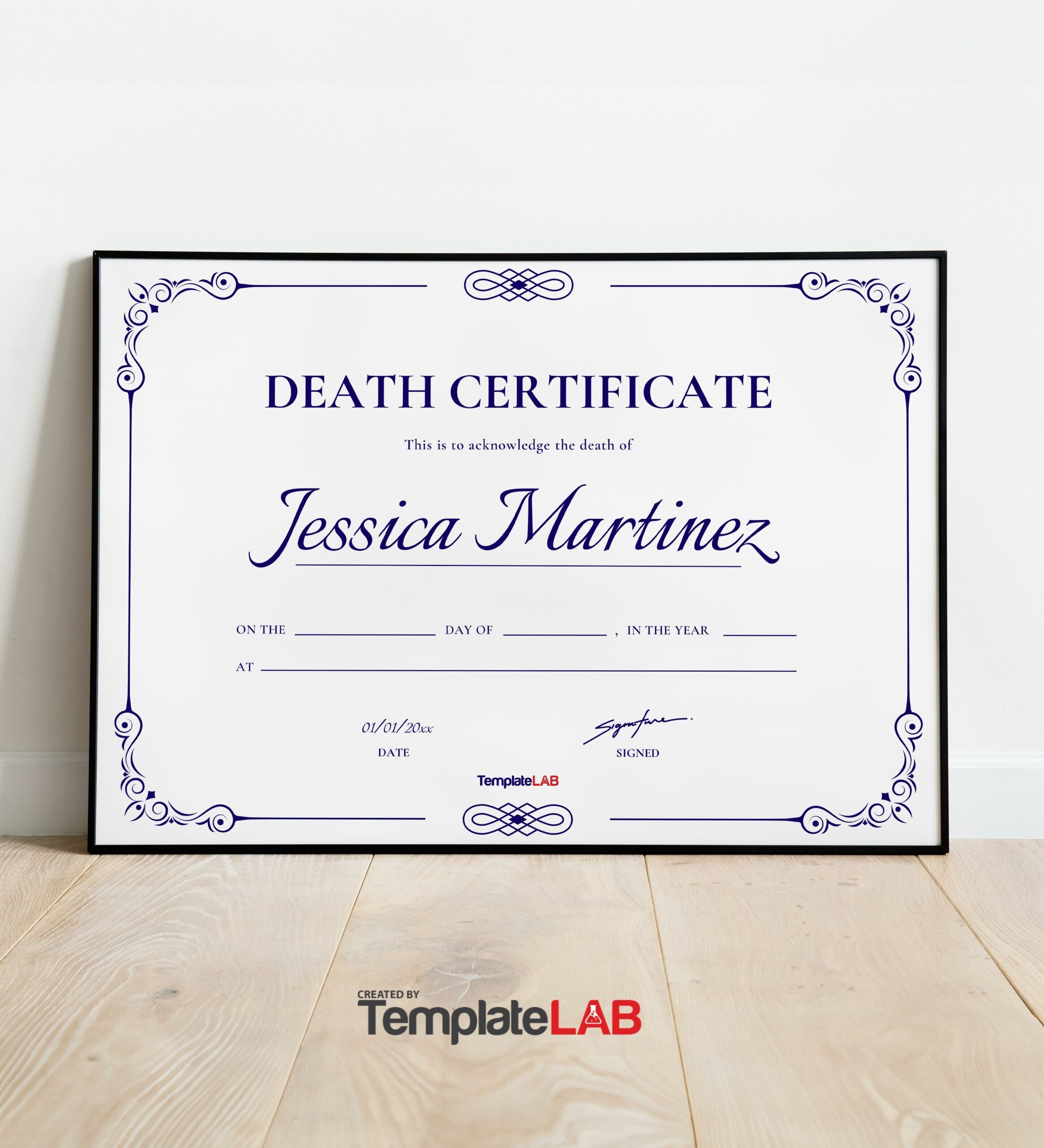 37 Blank Death Certificate Templates 100 FREE TemplateLab