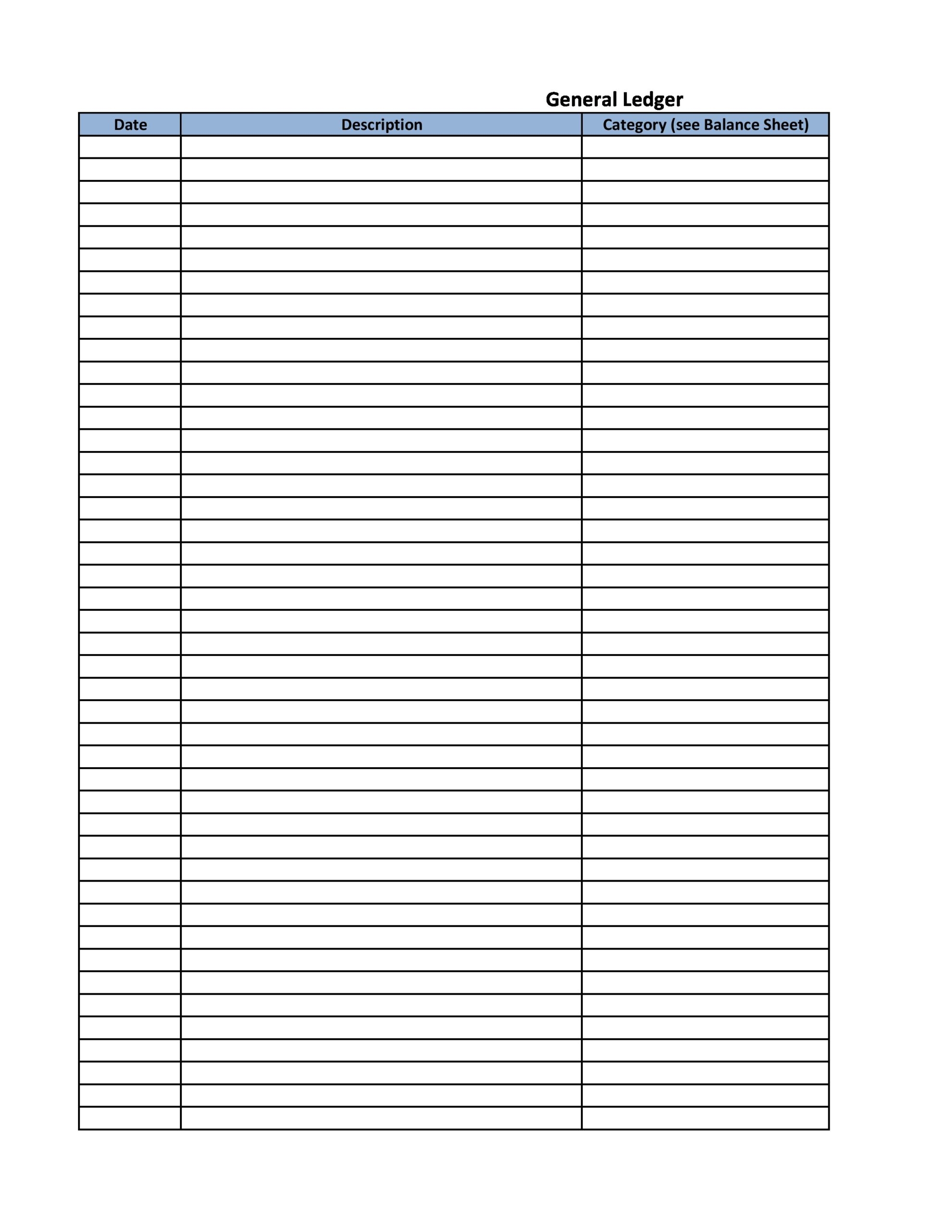37 Perfect General Ledger Templates Excel Word TemplateLab Worksheets Library 37 Perfect General Ledger Templates Excel Word TemplateLab Worksheets Library
