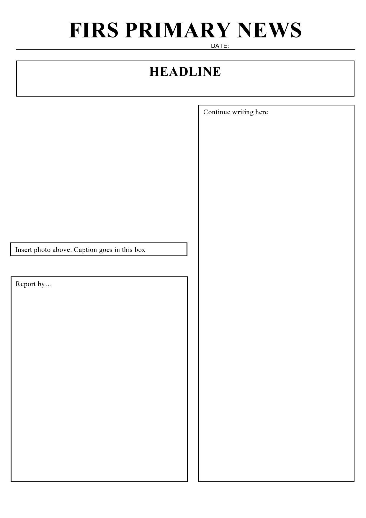 40 Best Newspaper News Article Templates Free 