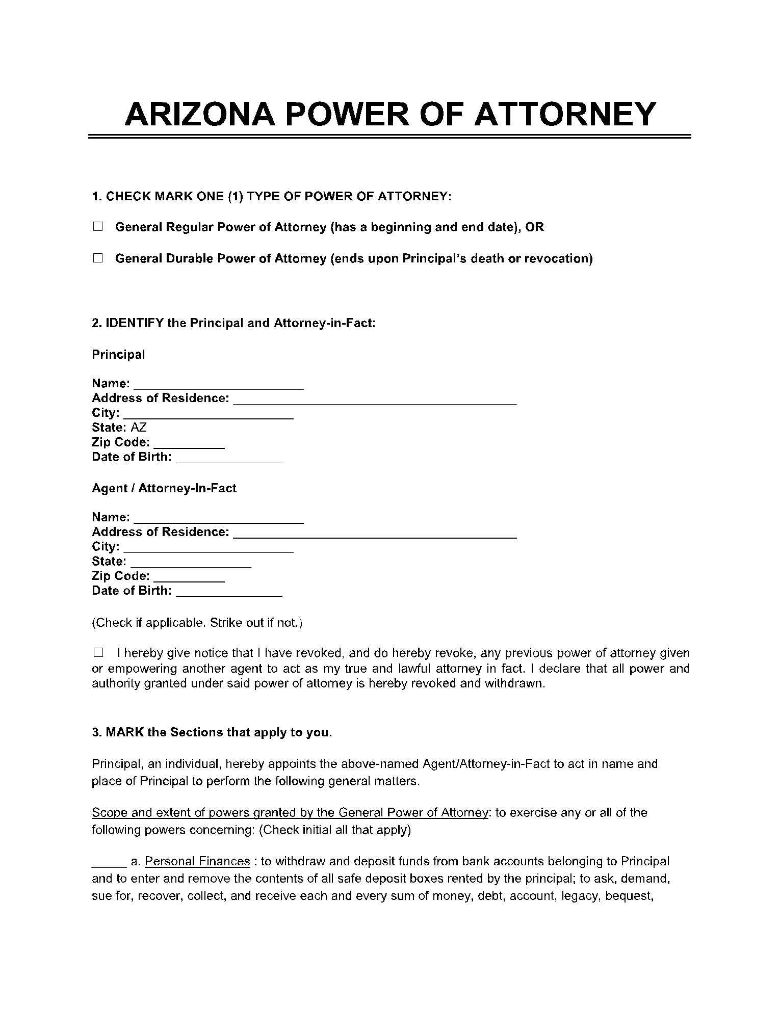 50 Free Power Of Attorney Forms PDF CocoSign
