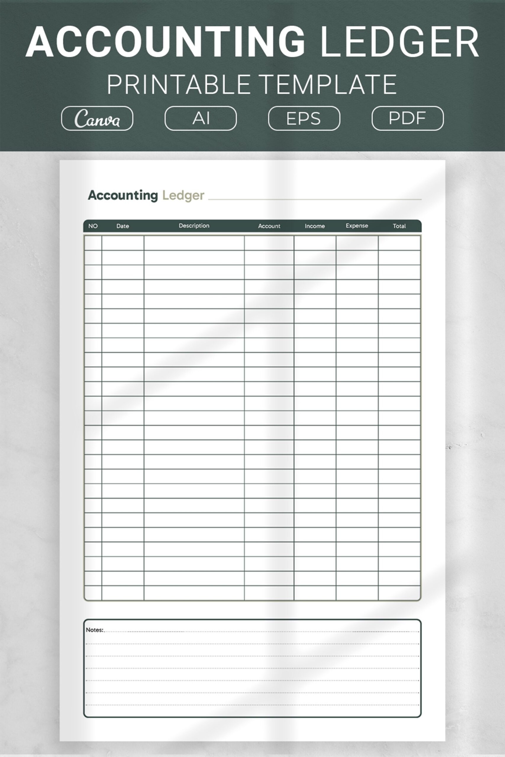 Accounting Ledger Printable Template 2820309 Accounting Ledger Printable Template 2820309