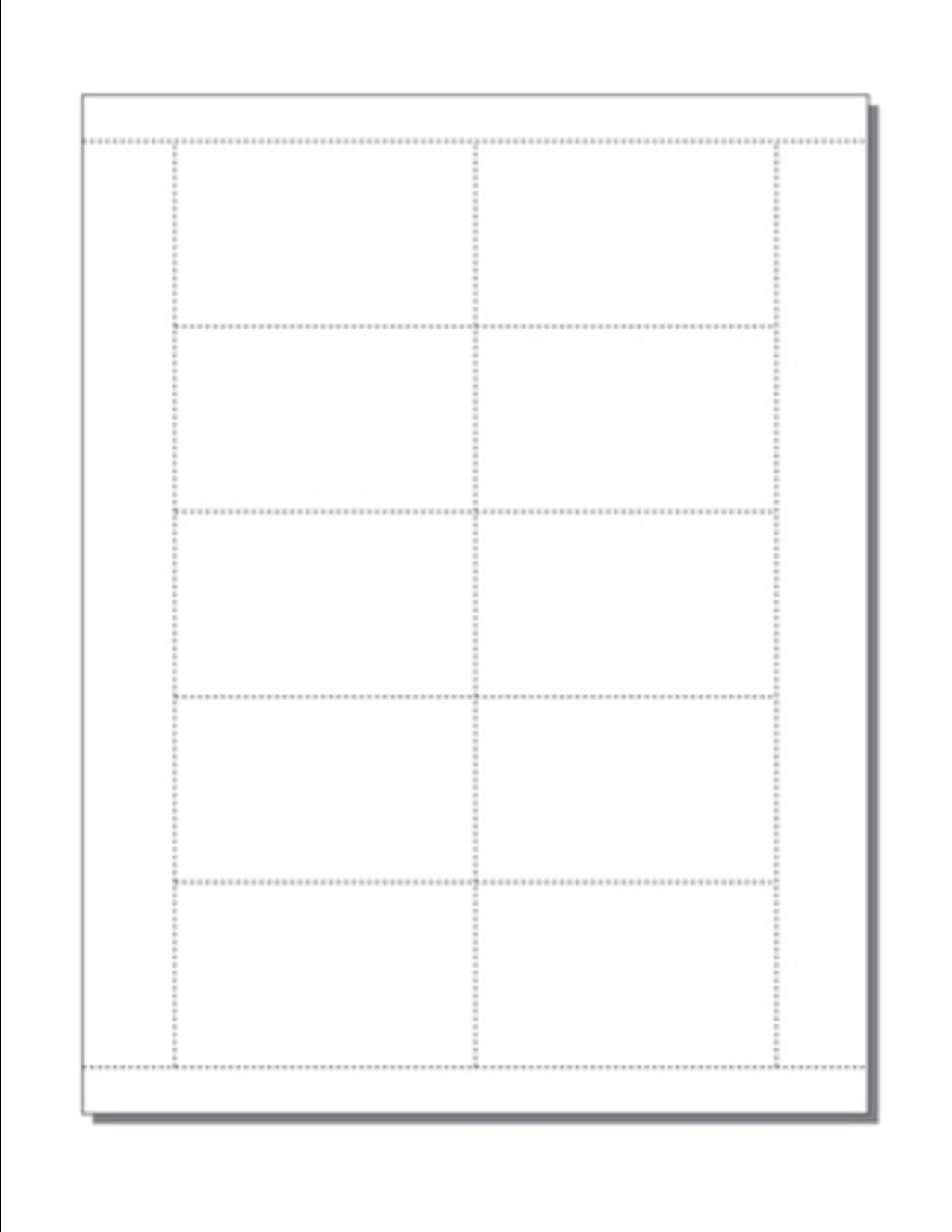 Amazon Print Ready Business Cards 2 X 3 1 4 10 UP Perfed For Separation On 8 1 2 X 11 White 67lb Vellum Paper 250 Sheets 2500 Business Cards Office Products