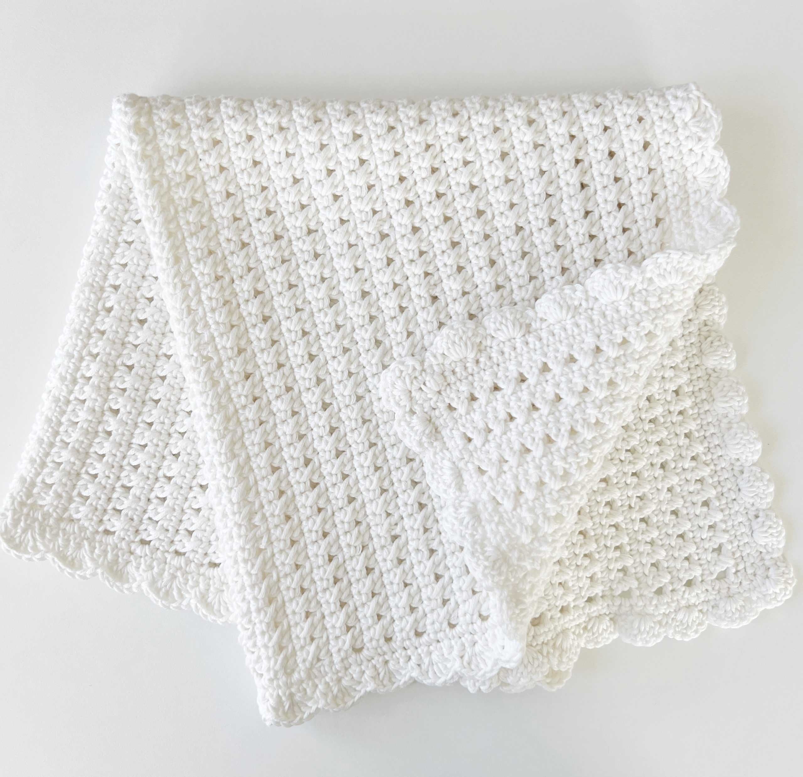 Baby Kate s Crochet Blessing Blanket Daisy Farm Crafts