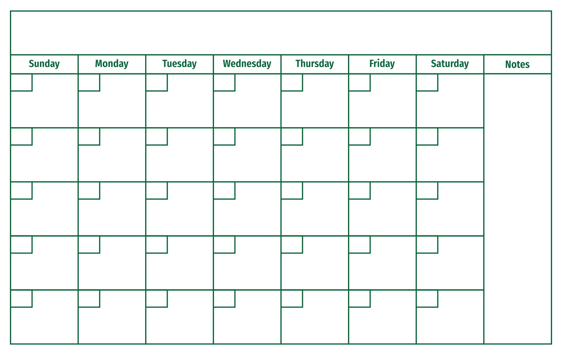 Blank Calendar Pages 10 Free PDF Printables Printablee