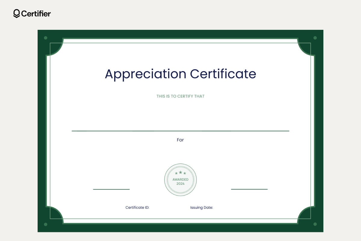 Blank Printable Certificate Paper