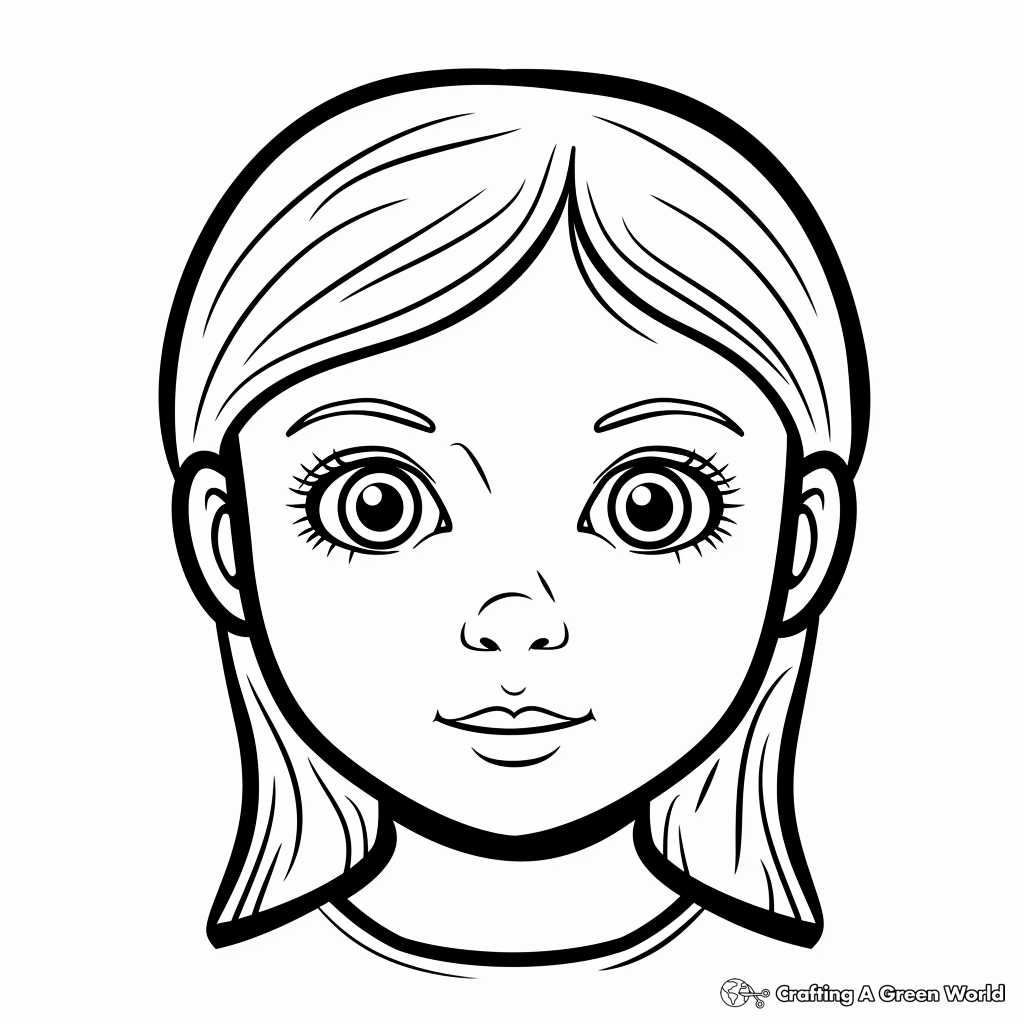 Blank Face Coloring Pages Free Printable 