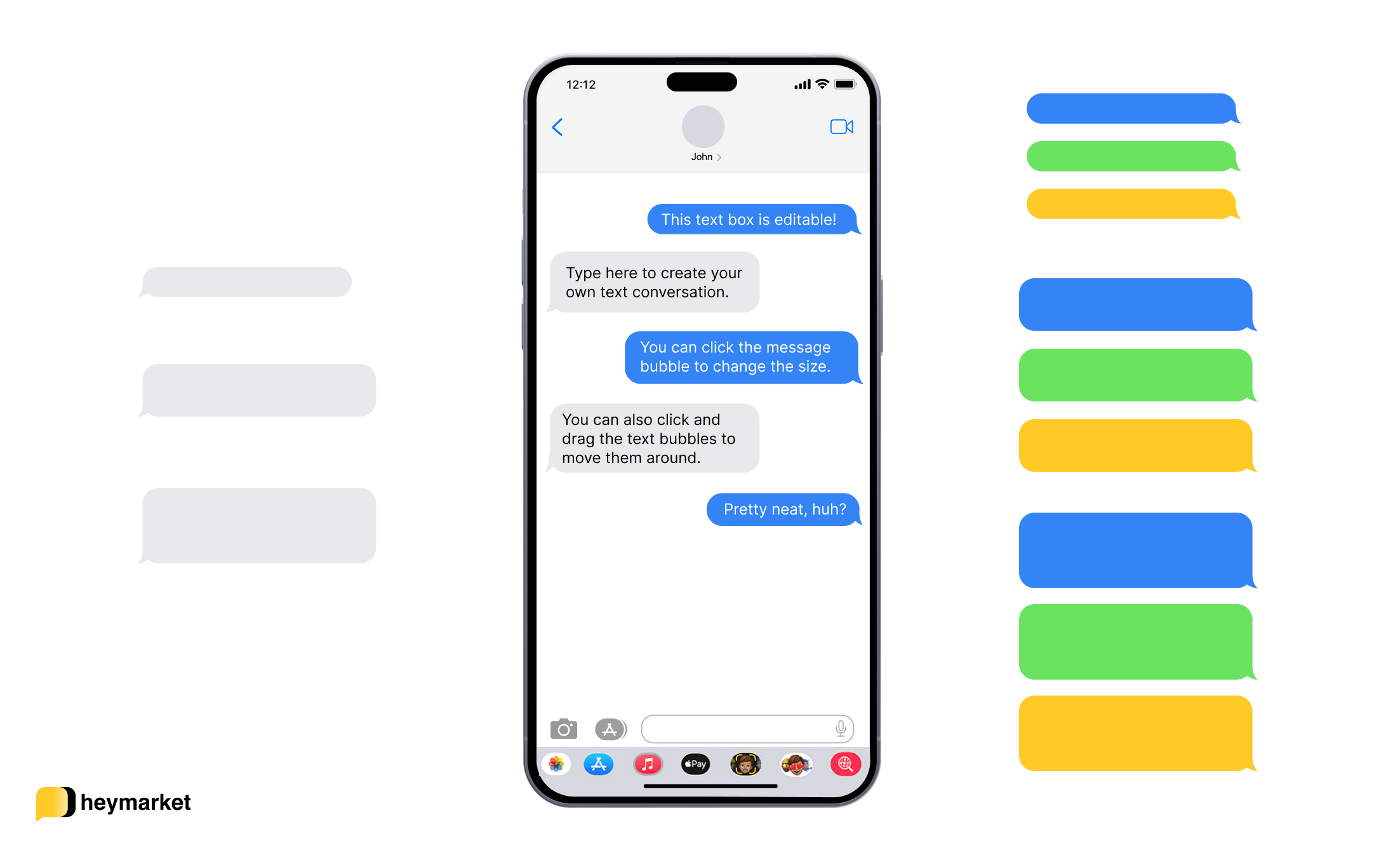Blank Text Message Templates For Educational And Professional Use