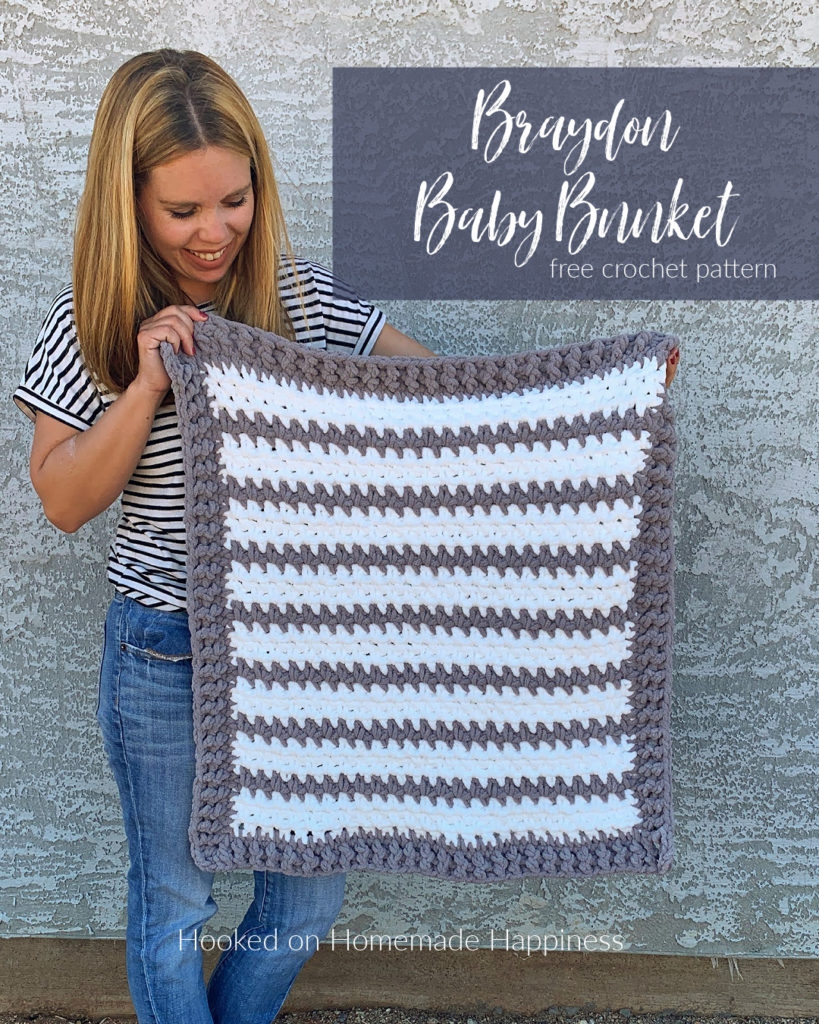 Braydon Baby Blanket Crochet Pattern Hooked On Homemade Happiness Braydon Baby Blanket Crochet Pattern Hooked On Homemade Happiness