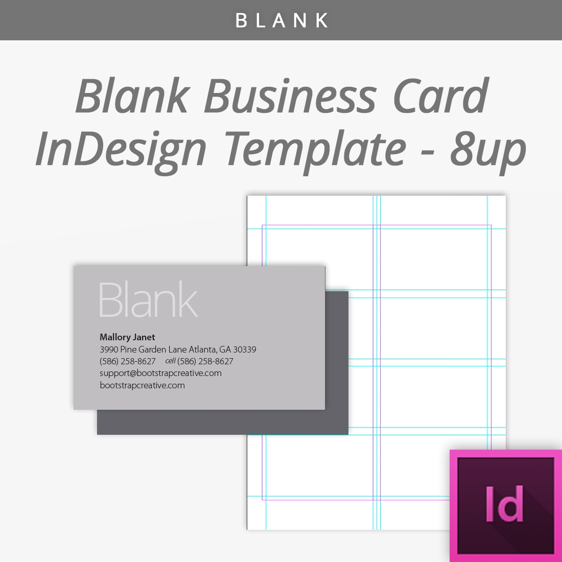 Free Printable Blank Business Cards Templates