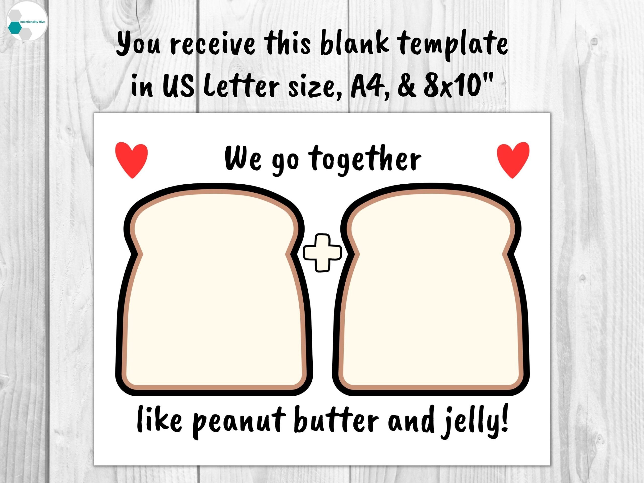 Buy PBJ Handprint Art For Kids PBJ Gift From Toddler Handprint Craft Printable Preschool Craft For Toddler Activity Peanut Butter Jelly Craft Online In India Etsy