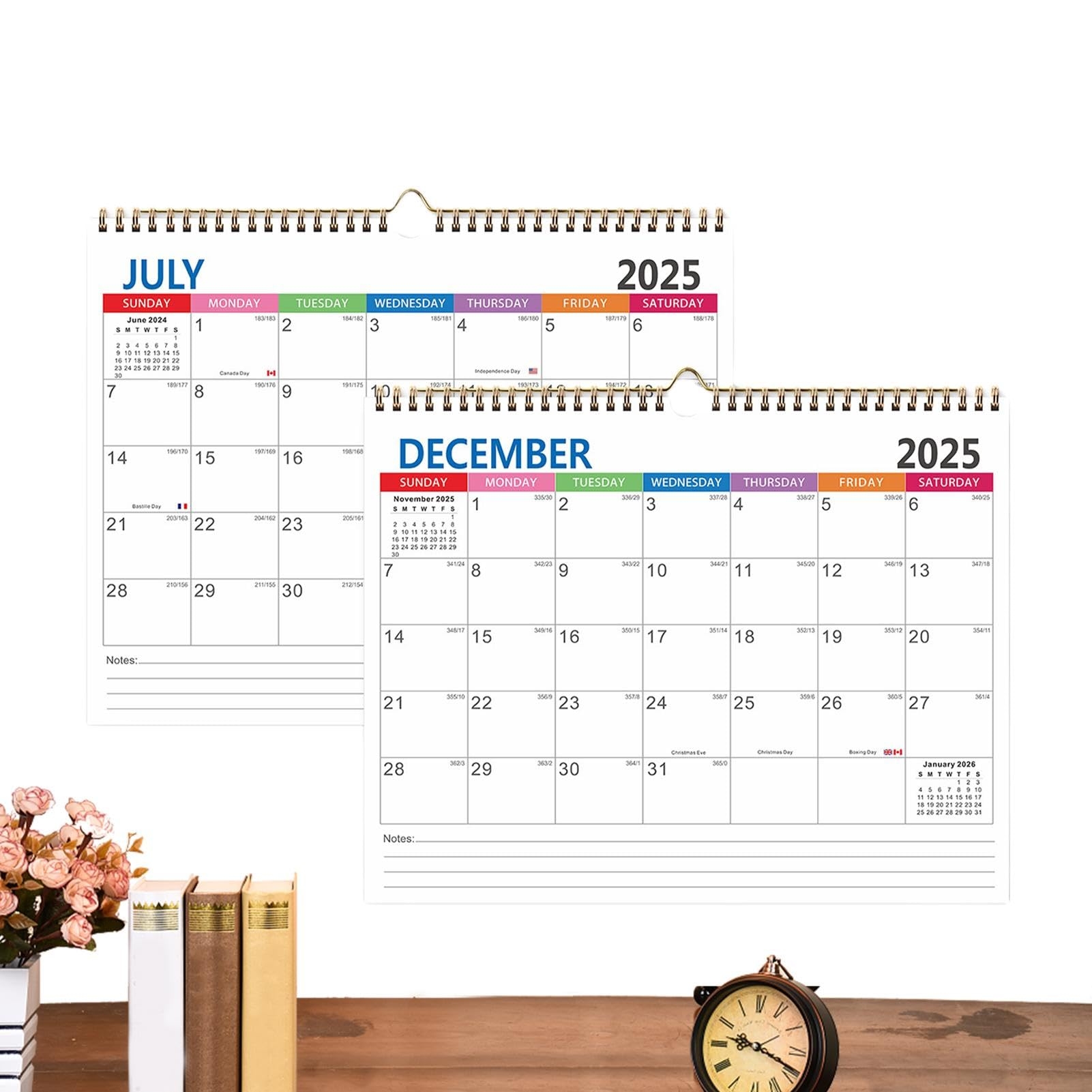 Calendrier Mural 18 Mois 2025 2026 Calendrier Mural 2025 2026 Grand Calendrier Mensuel De 18 Mois 2025 Planificateur Annuel Avec Dates Et Notes Janvier 2025 juin 2026 Org Amazon fr Fournitures De Bureau