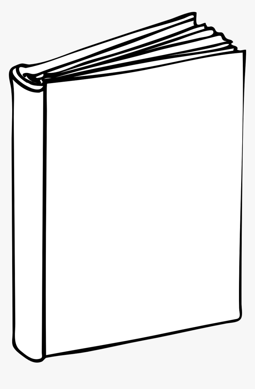 Cartoon Book With Blank Cover Printable Blank Book Cover Template HD Png Download Kindpng