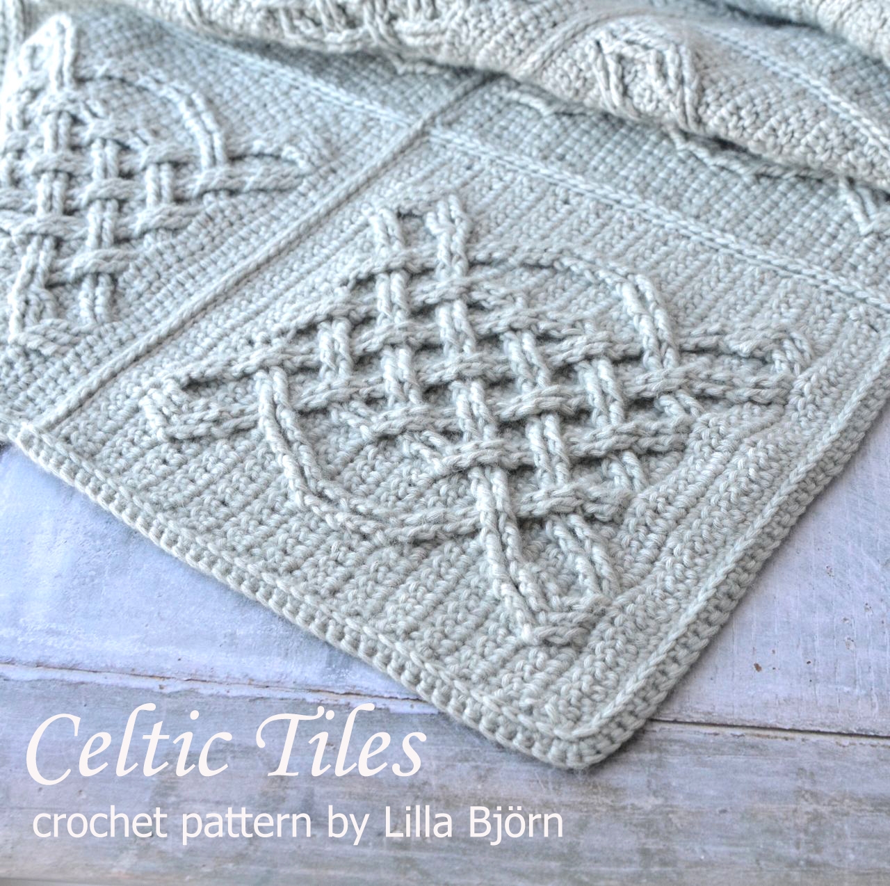 Celtic Tiles Blanket Reveal LillaBj rn s Crochet World