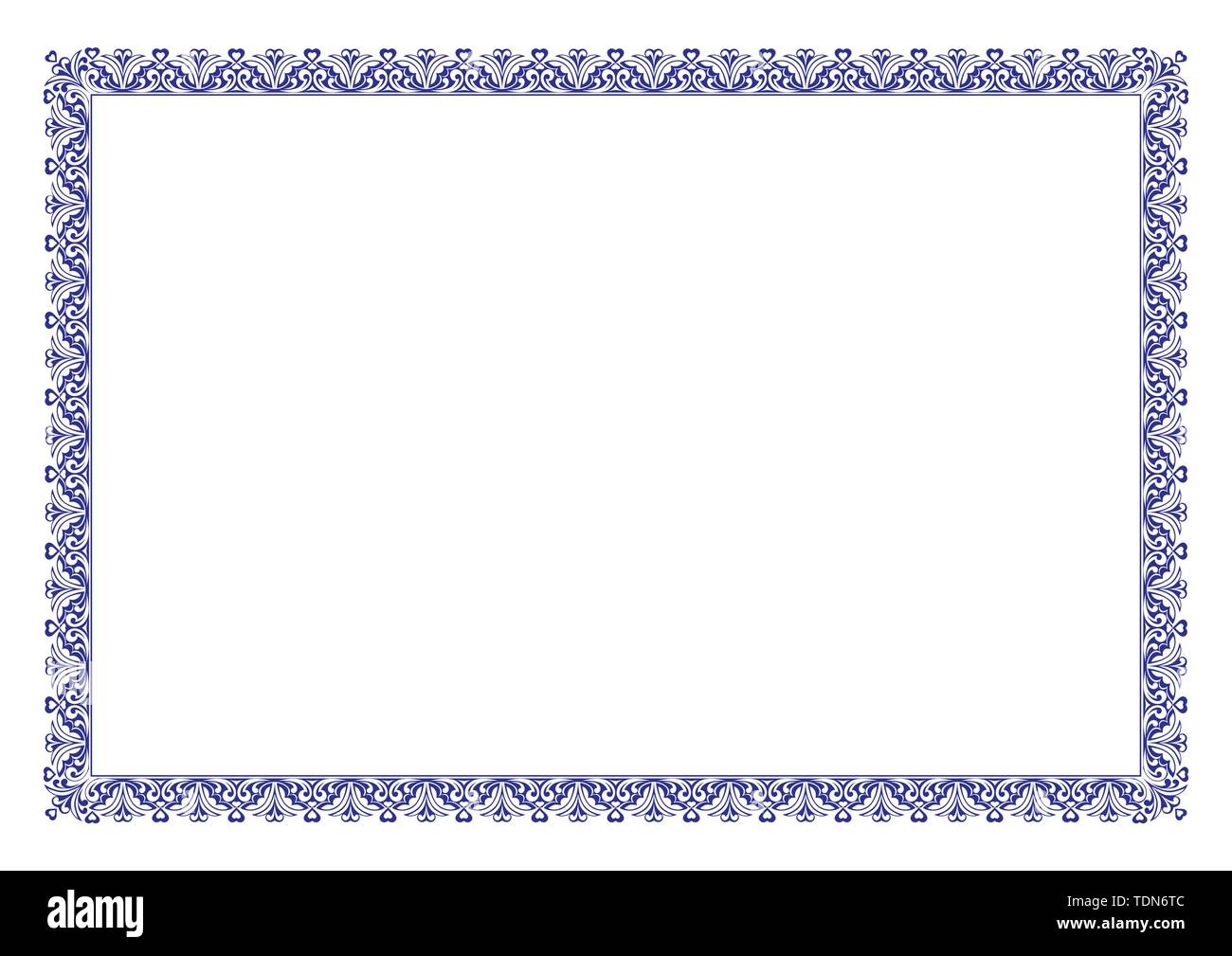 Certificate Border Hi res Stock Photography And Images Alamy