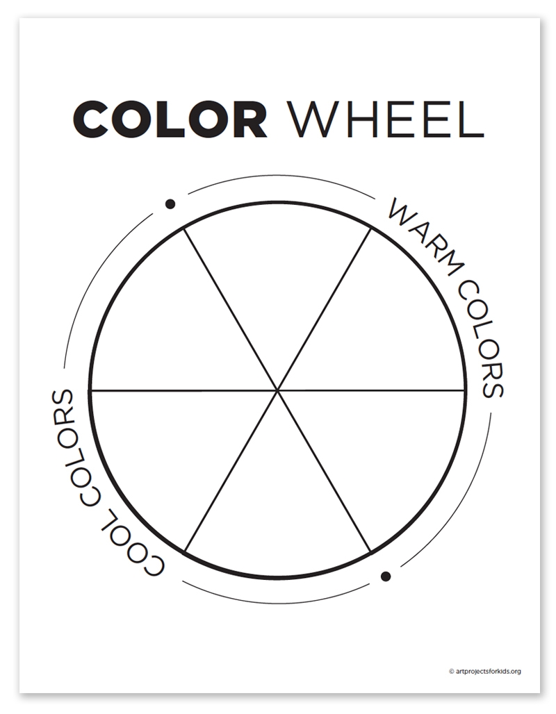 Blank Color Wheel Template Printable