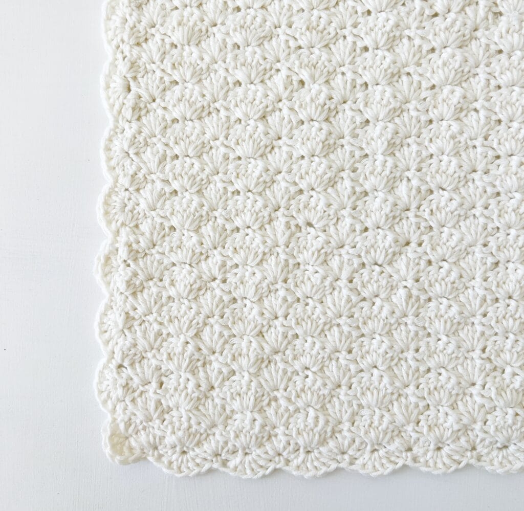 Crochet Classic Shell Stitch Baby Blanket Daisy Farm Crafts