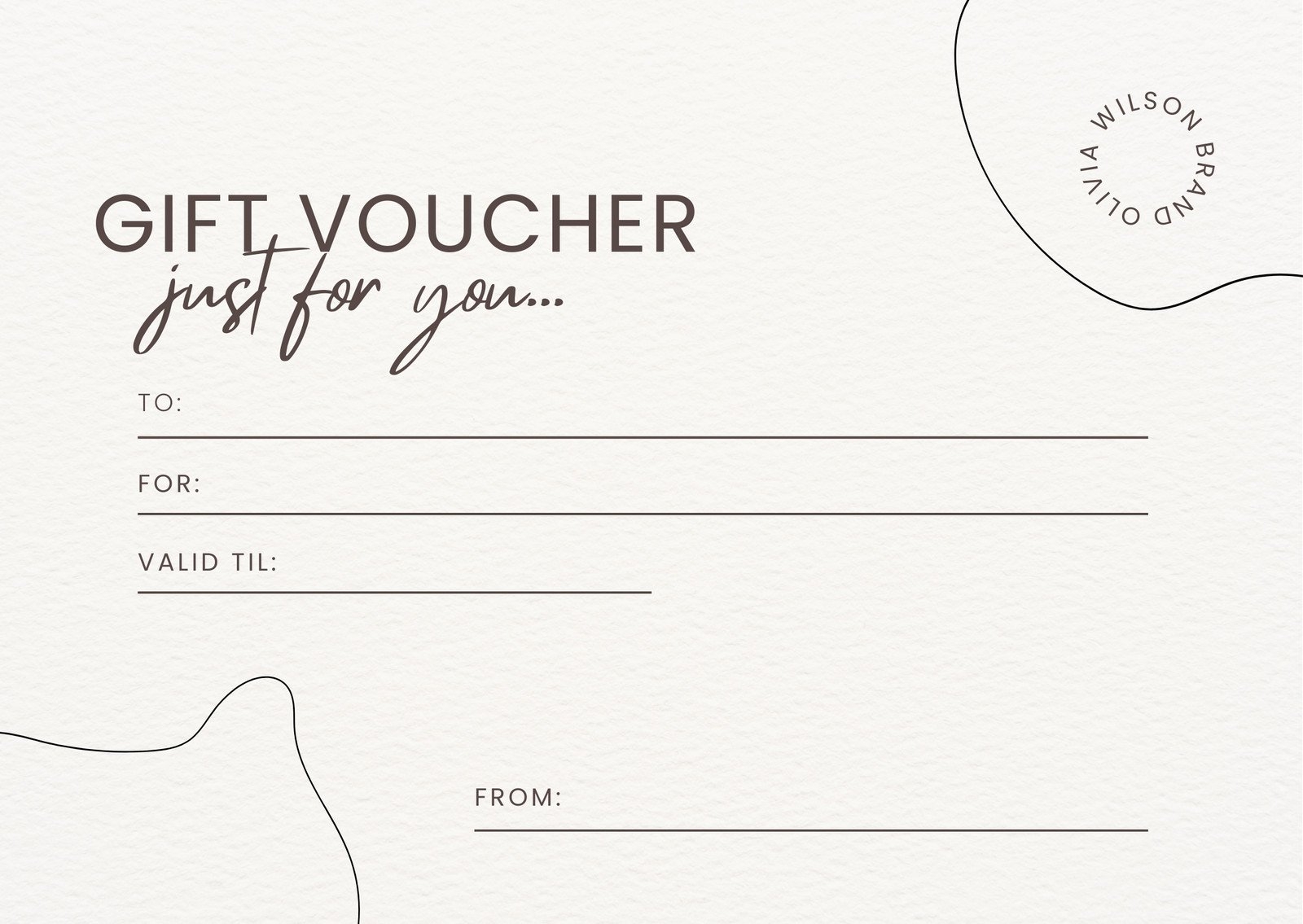 Custom Gift Certificates Printable Gift Cards Canva