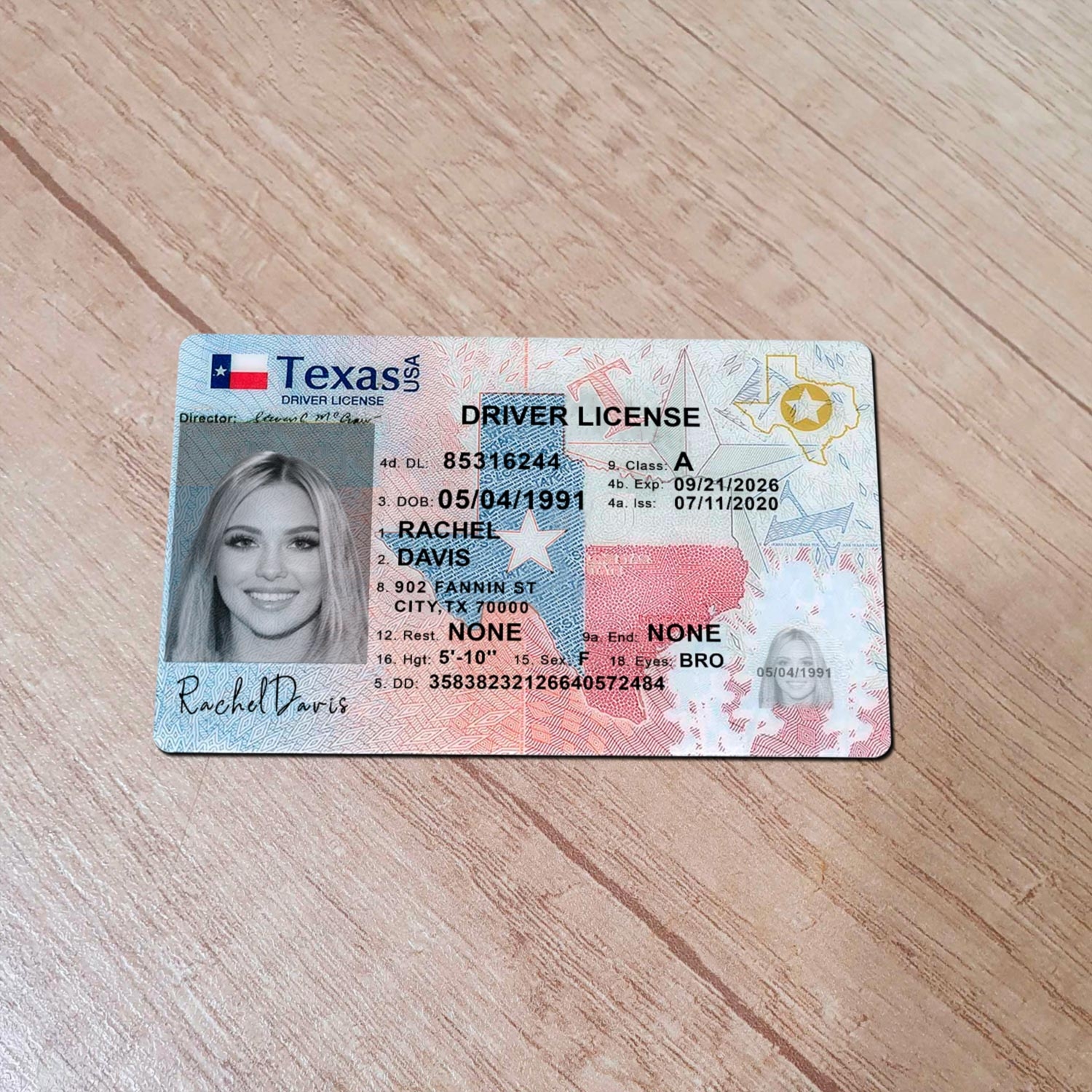 Custom Texas Driver License Template Editable Digital Custom Texas Driver License Template Editable Digital
