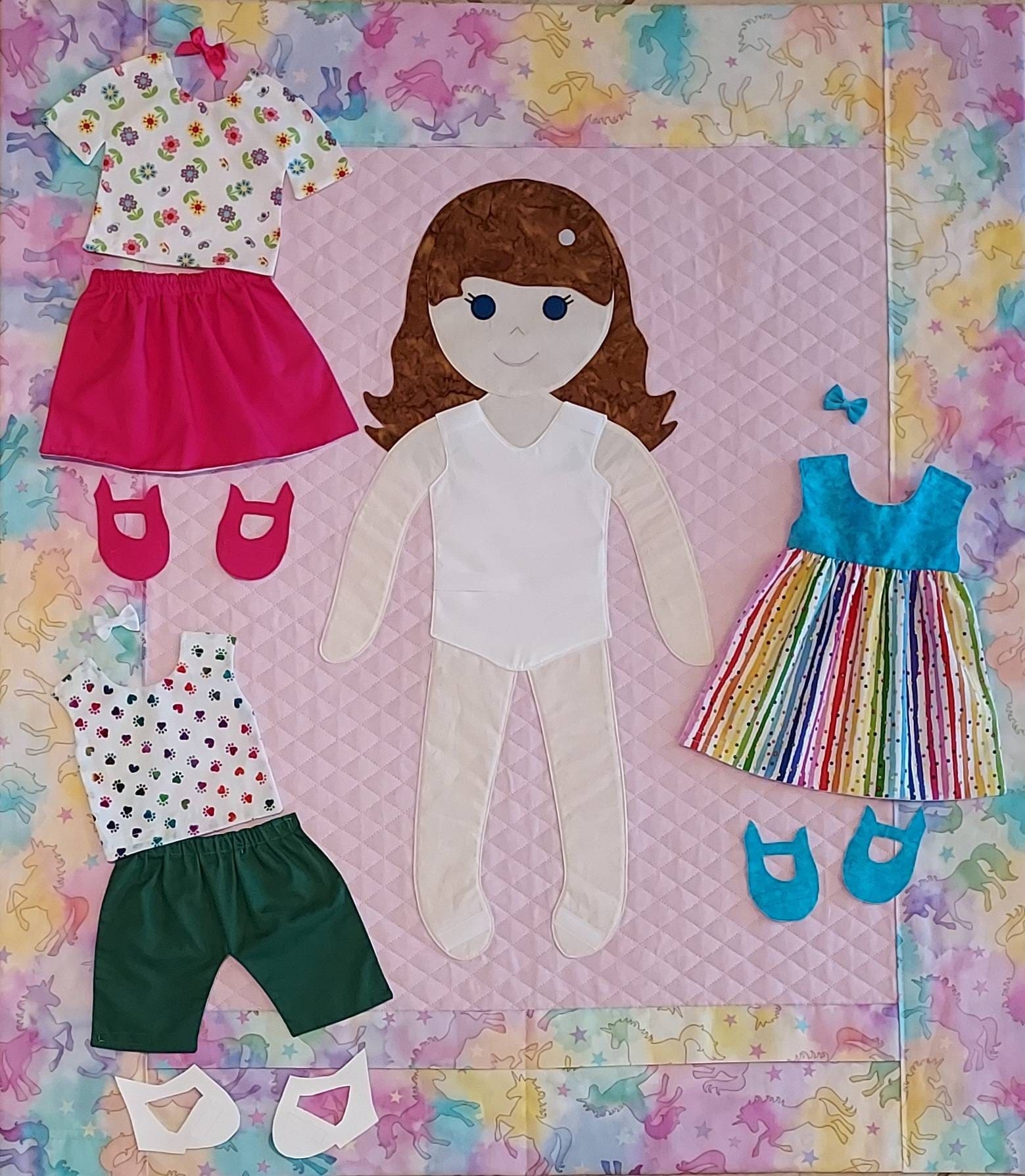 Paper Doll Blanket Pattern Free Printables