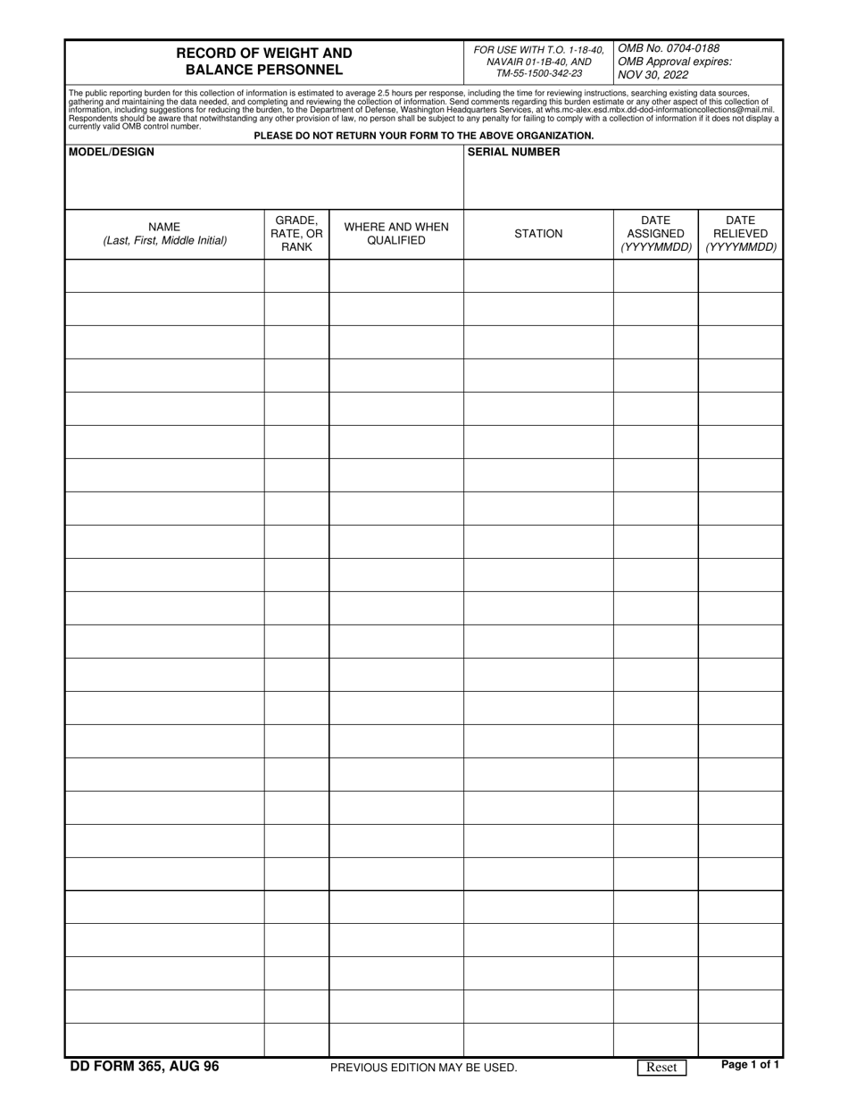 DD Form 365 Fill Out Sign Online And Download Fillable PDF Templateroller