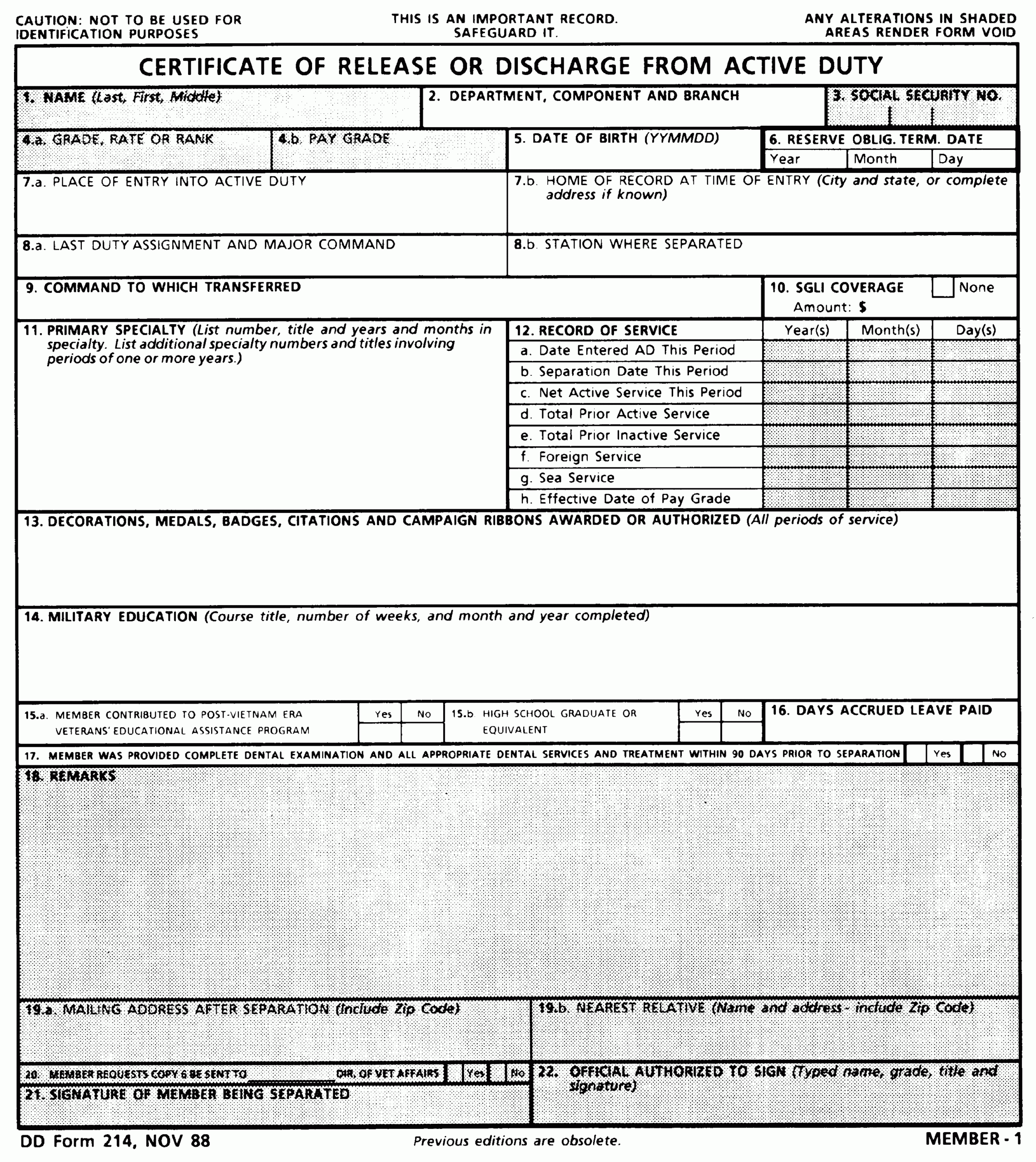 DD214 And Separation Documents ECopy Storage Veterans benefits