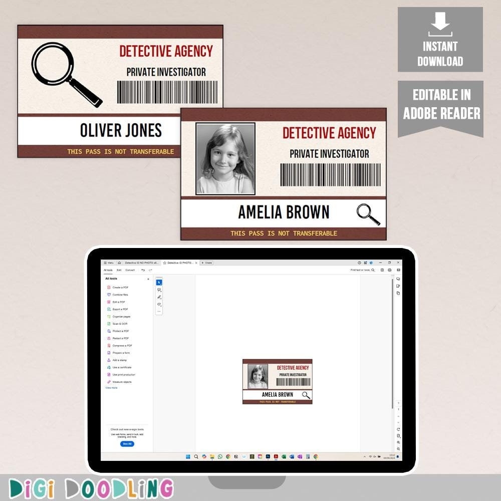 Blank Printable Private Investigator Certificate