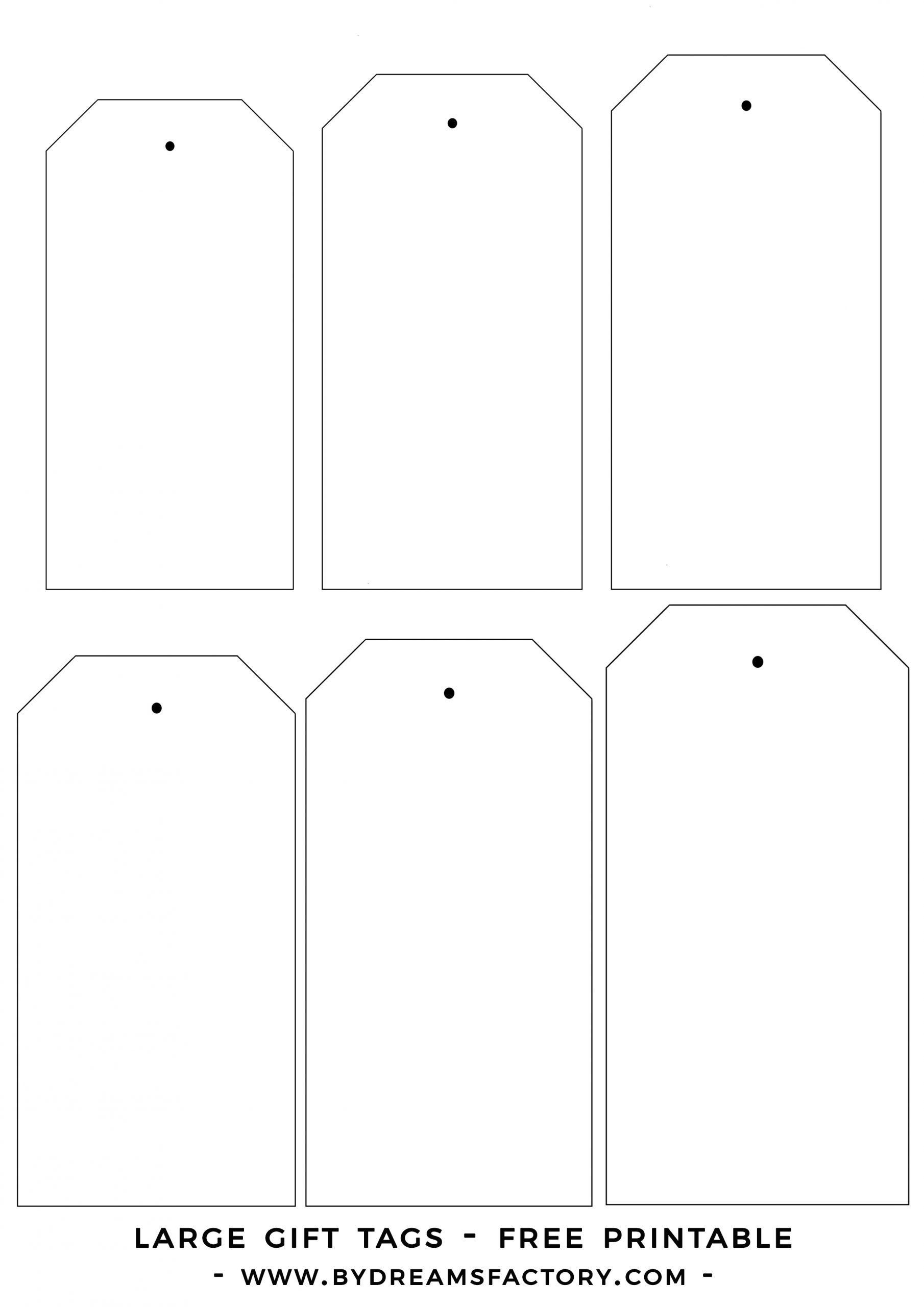 DIY Large Gift Tags Free Printable DIY Large Gift Tags Free Printable