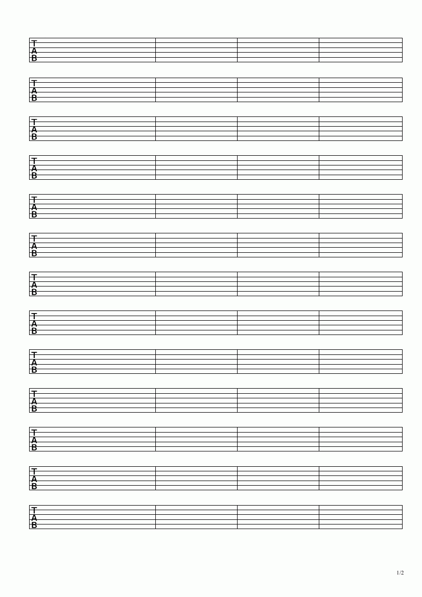 Easy To Follow Free Guitar Tabs For Beginners To Advanced Guitarists