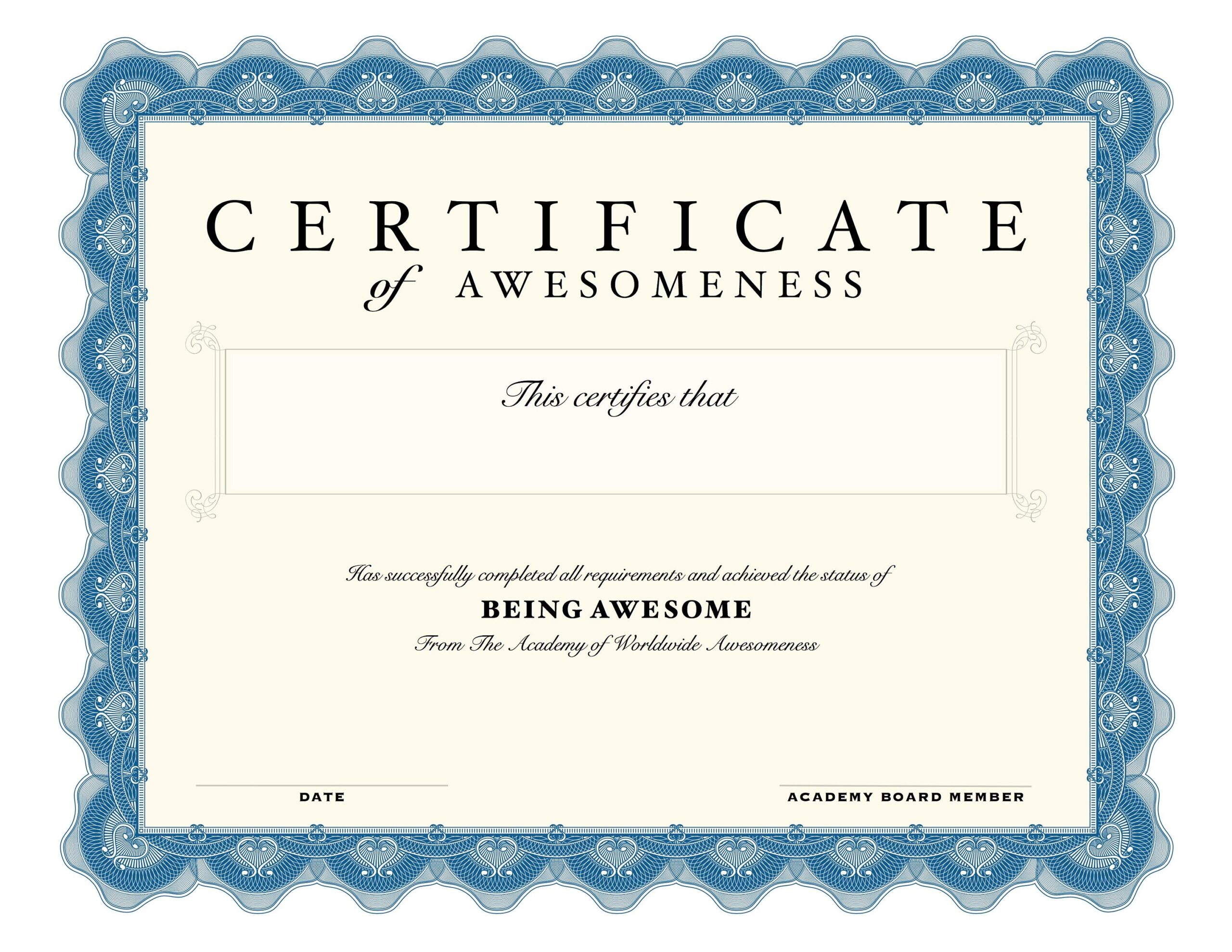 Printable Blank Certificate Paper Printable Blank Certificate Paper